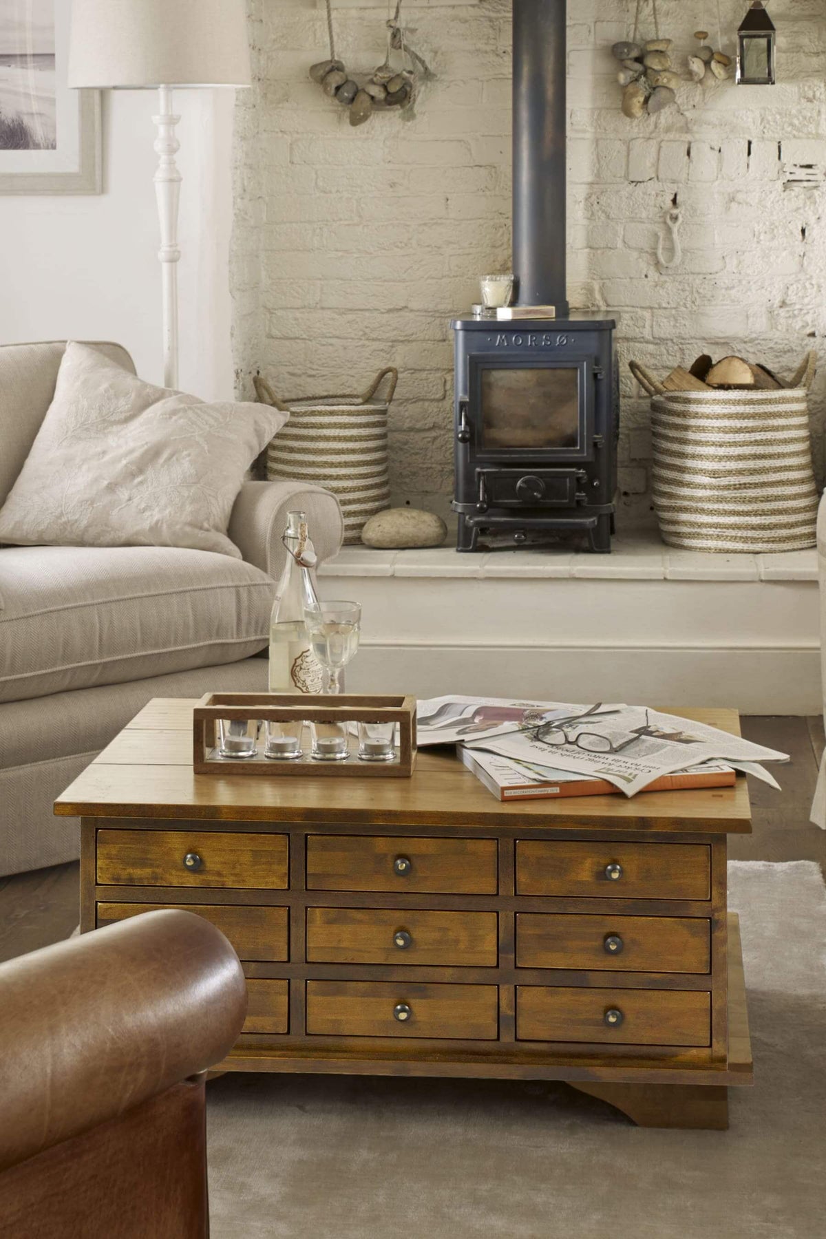 Garrat 9 Drawer Coffee Table