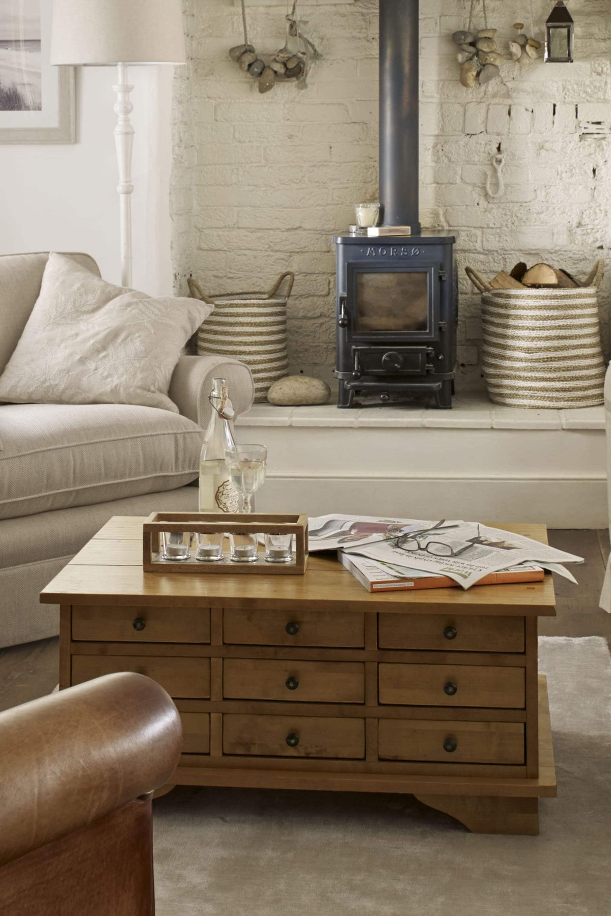 Garrat 9 Drawer Coffee Table