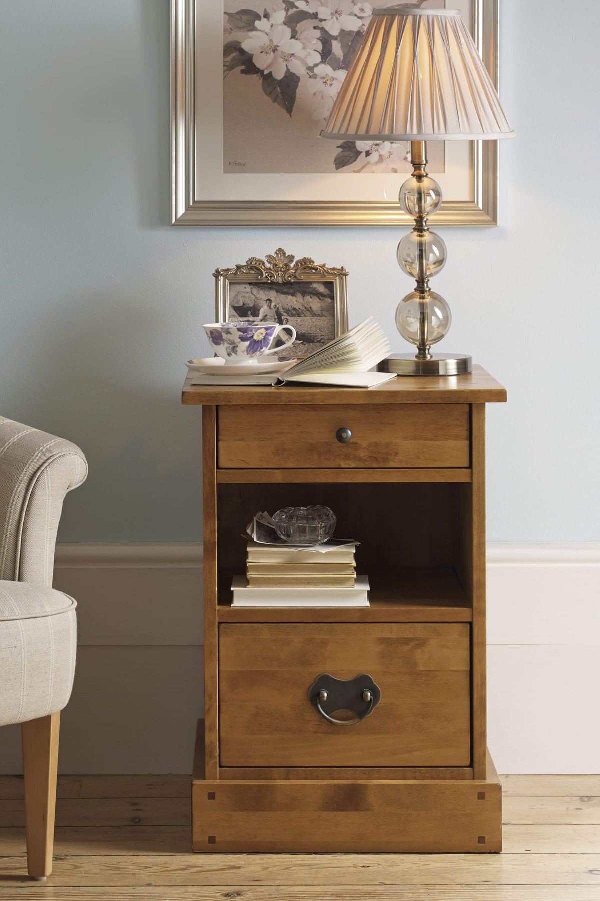 Garrat 2 Drawer Side Table