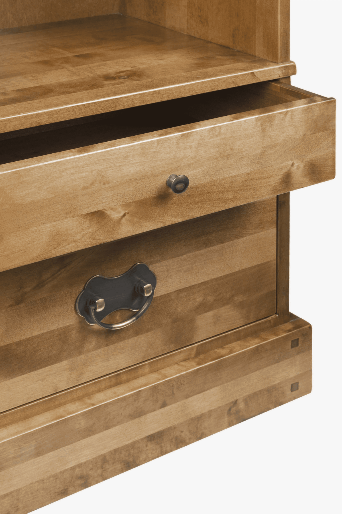 Garrat 2 Drawer Single Bookcase