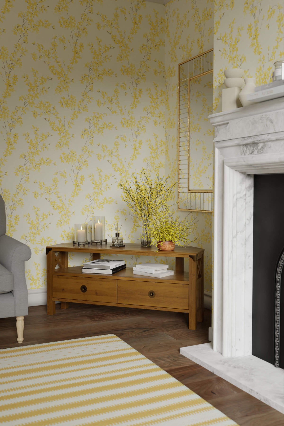 Balmoral 2 Drawer Corner TV Unit