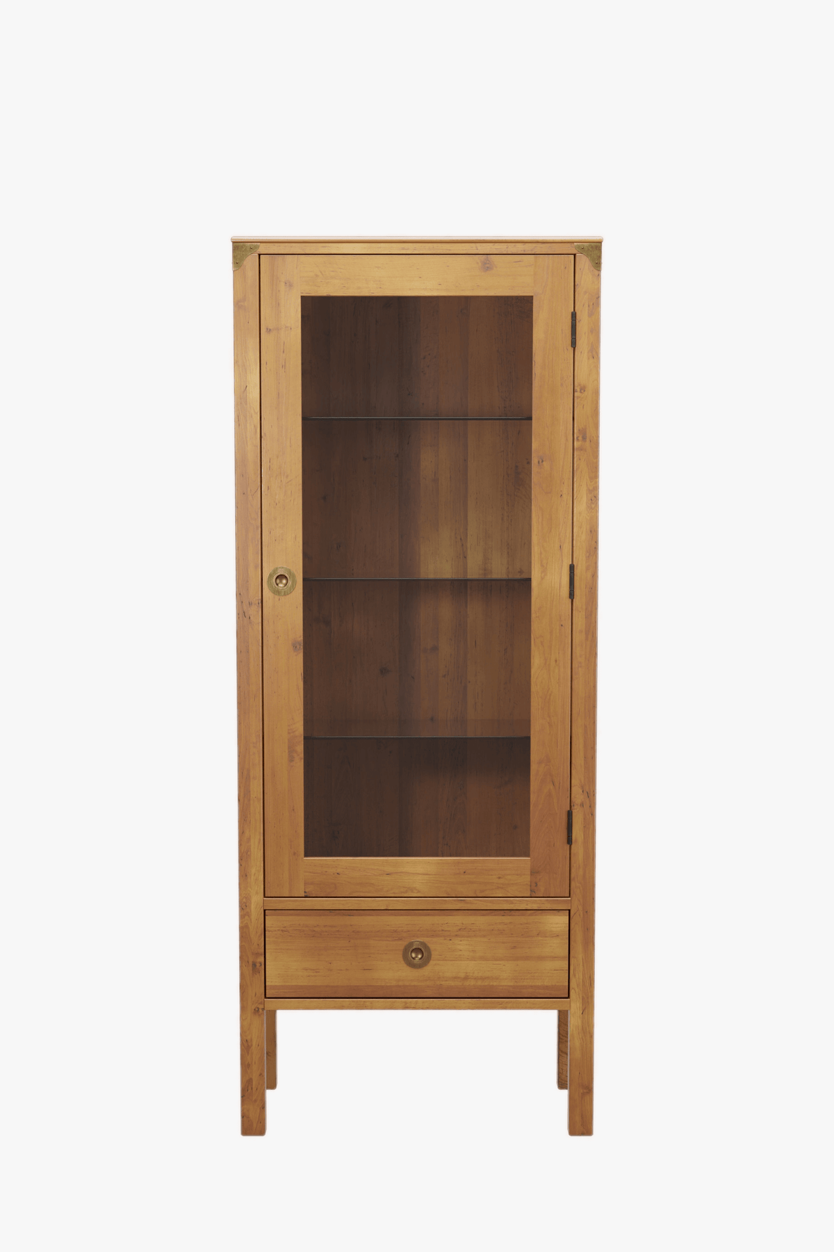 Balmoral 1 Door 1 Drawer Display Cabinet