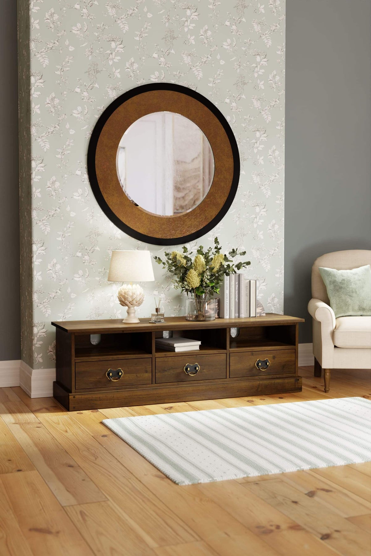 Garrat 3 Drawer Wide TV Unit