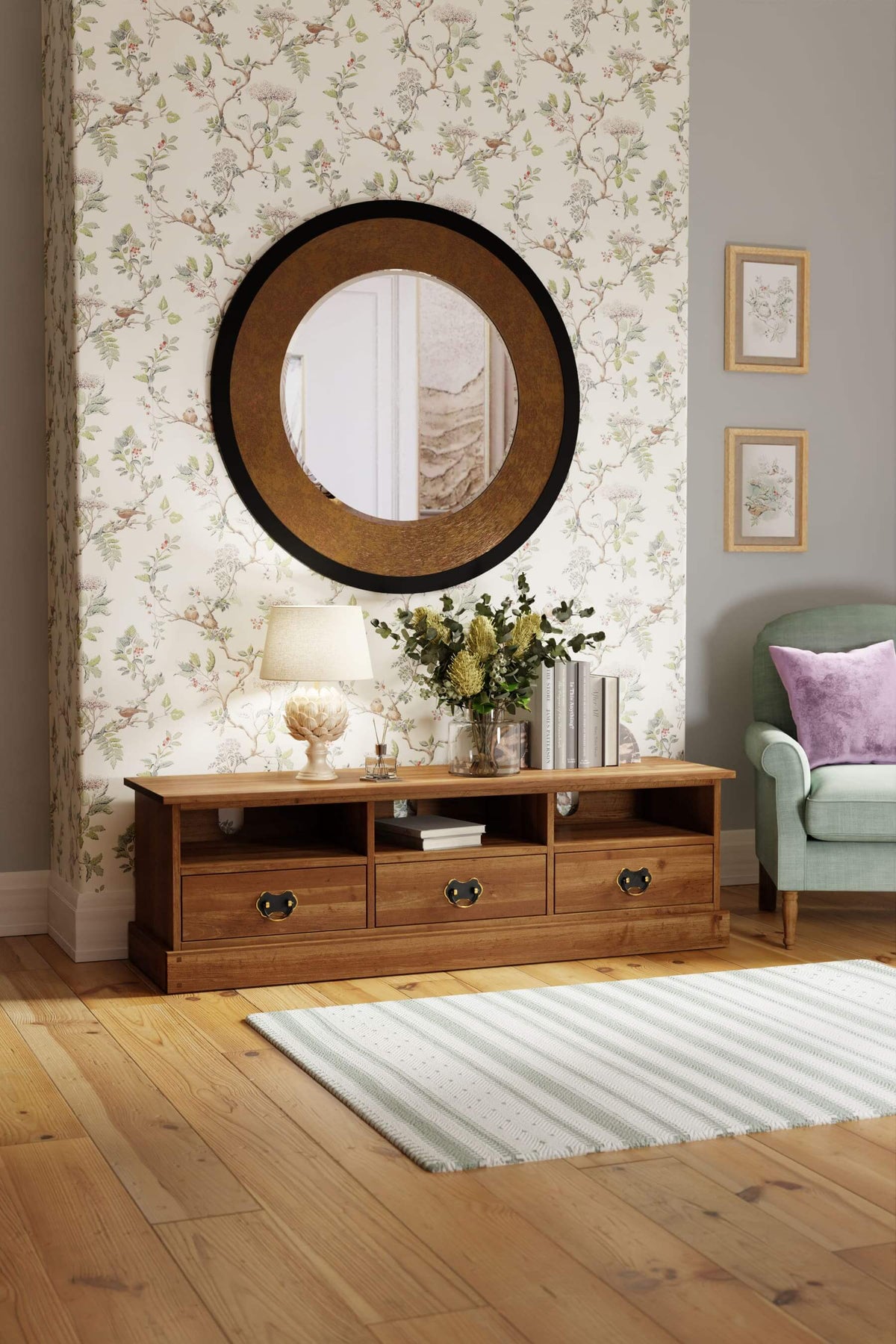 Garrat 3 Drawer Wide TV Unit