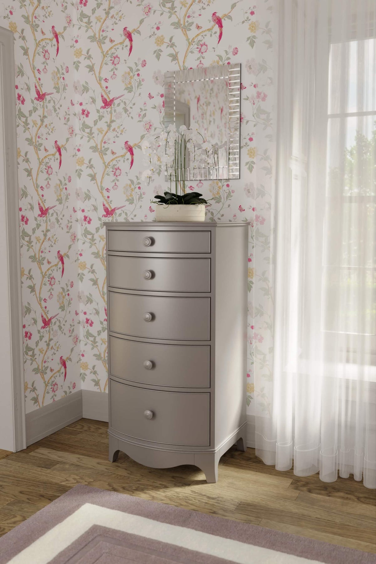 Broughton 5 Drawer Tall Chest