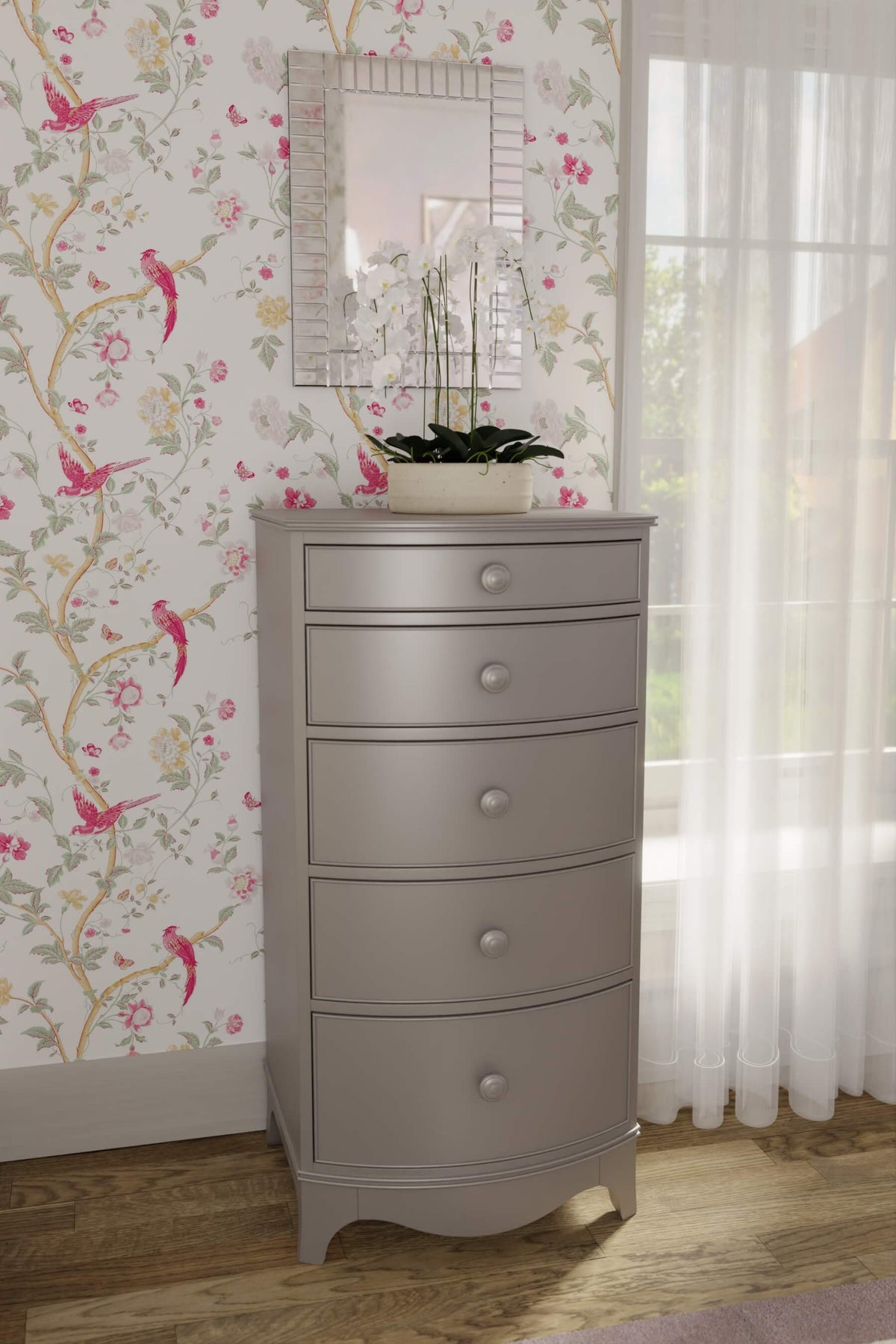 Broughton 5 Drawer Tall Chest