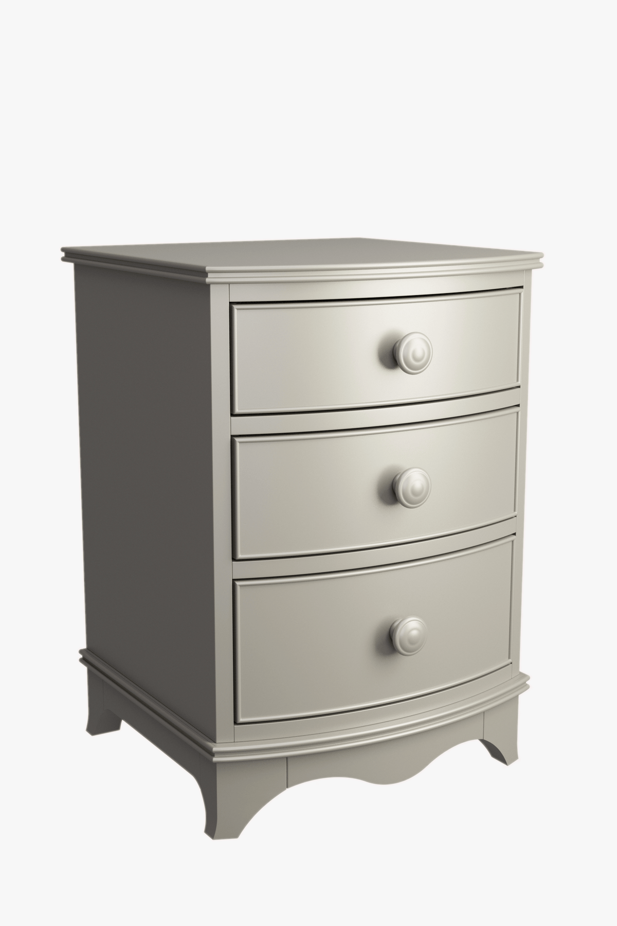 Broughton 3 Drawer Bedside Table