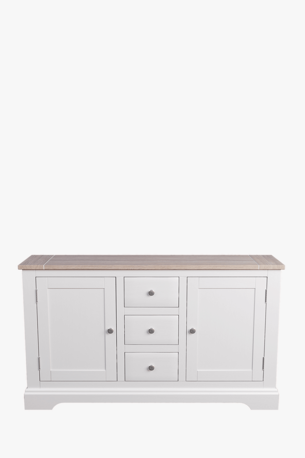 Dorset White 2 Door 3 Drawer Sideboard