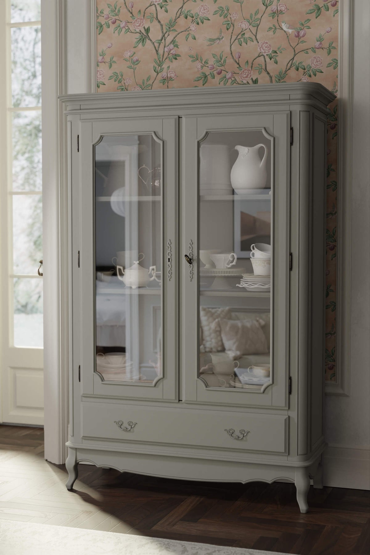 Provencale 2 Door 1 Drawer Armoire