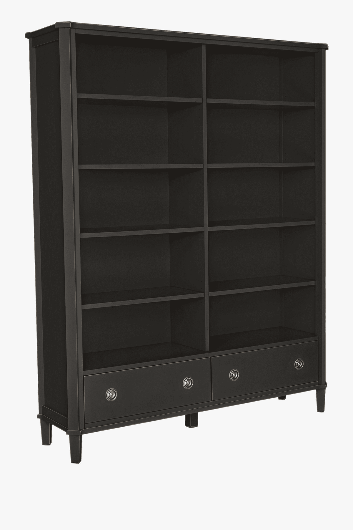 Henshaw 2 Drawer Double Bookcase