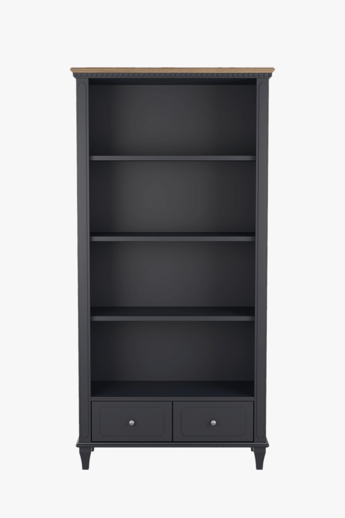 Hanover 2 Drawer Single Bookcase