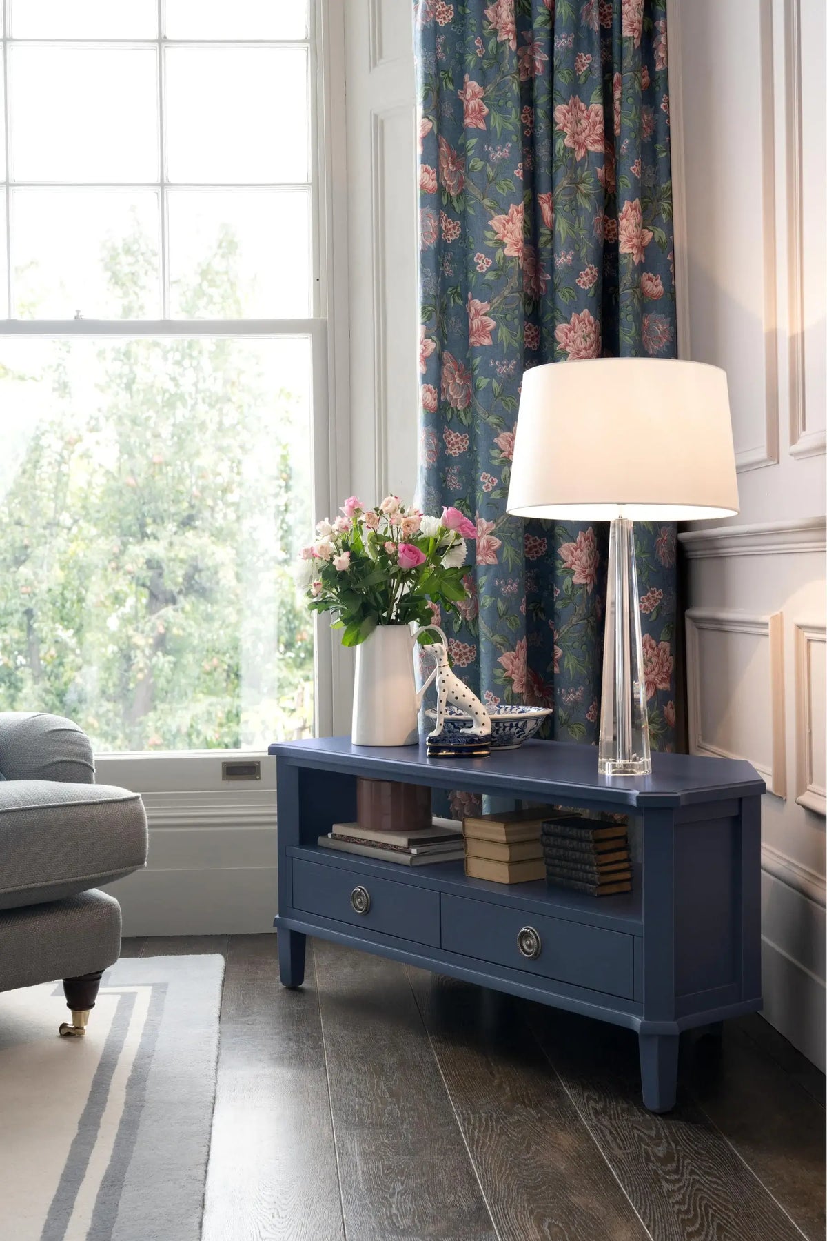 Henshaw 2 Drawer Corner TV Unit