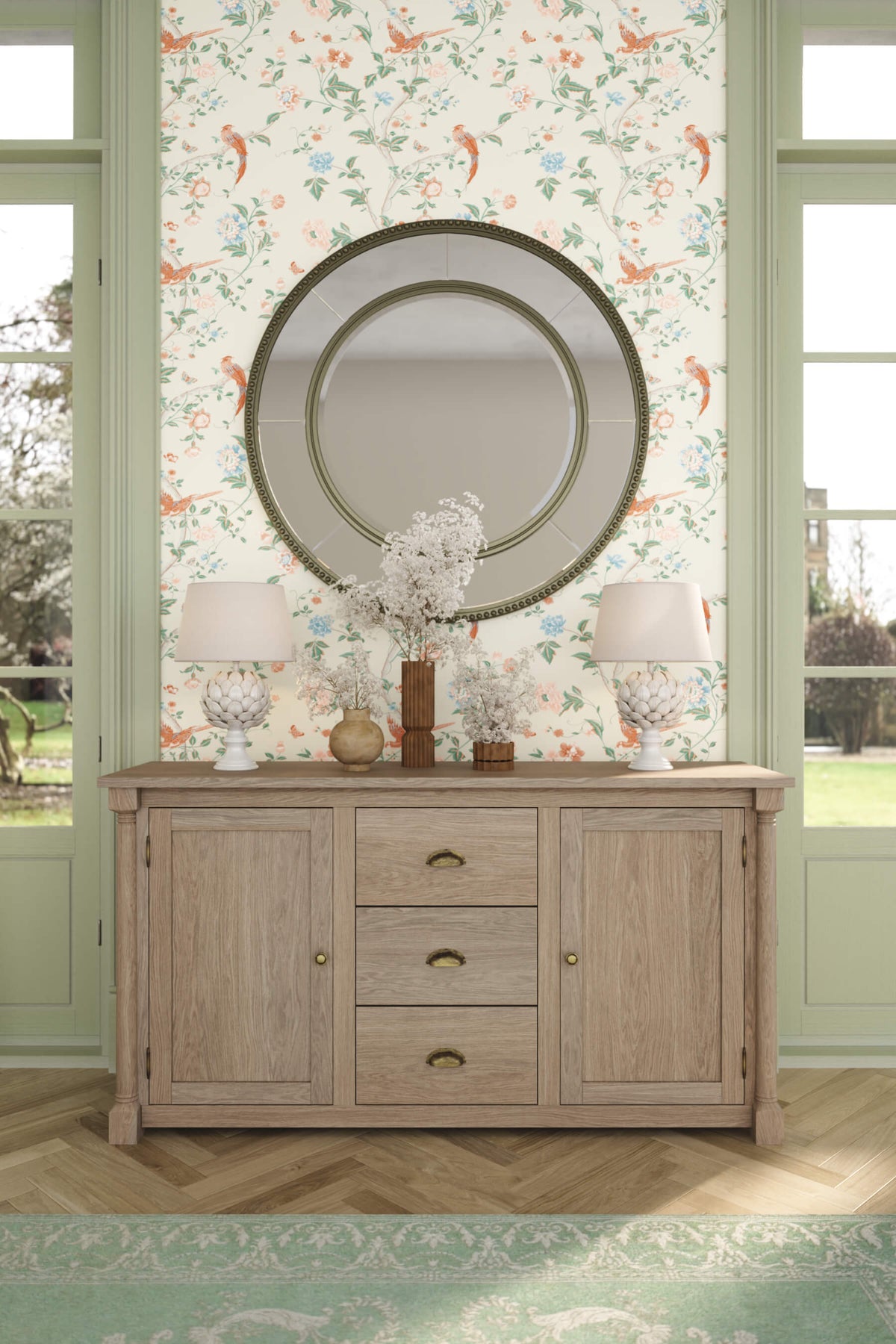 Wellington 2 Door 3 Drawer Sideboard