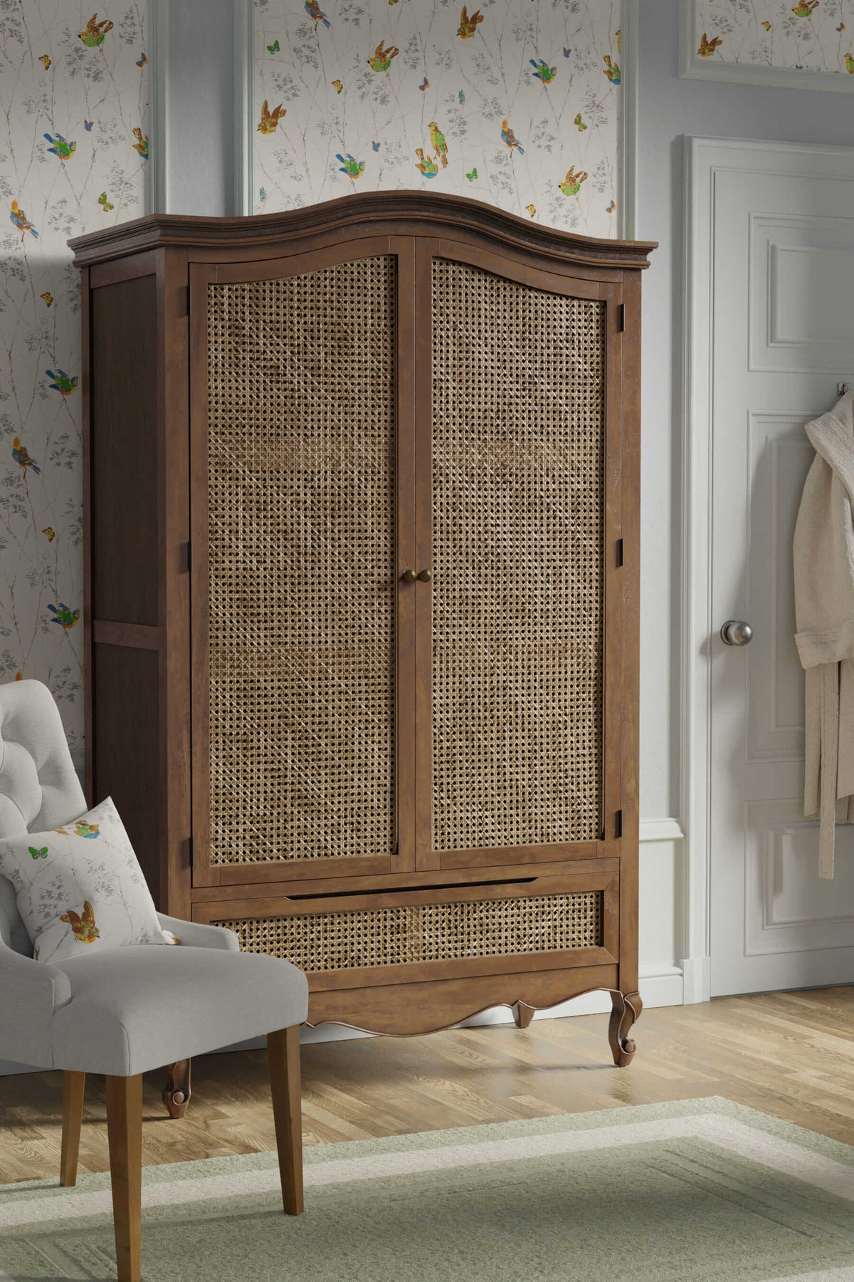 Montpellier 2 Door 1 Drawer Wardrobe