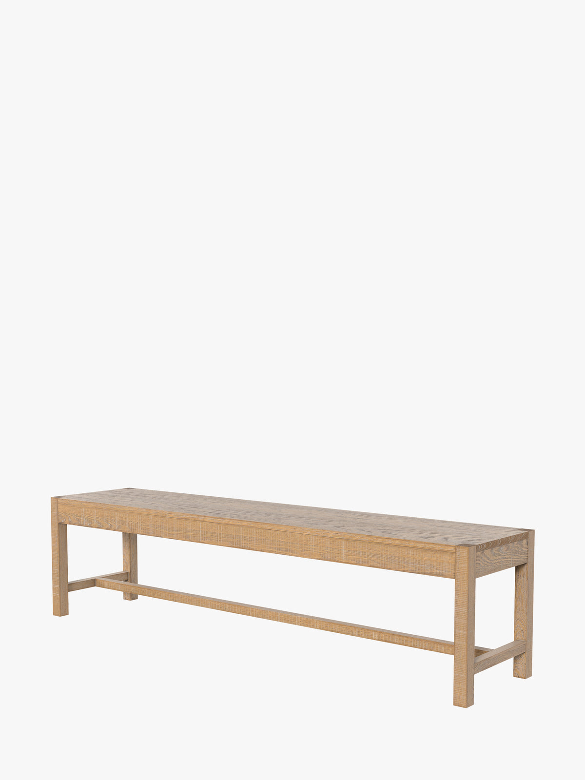 Washed Oak Braystone Dining Bench