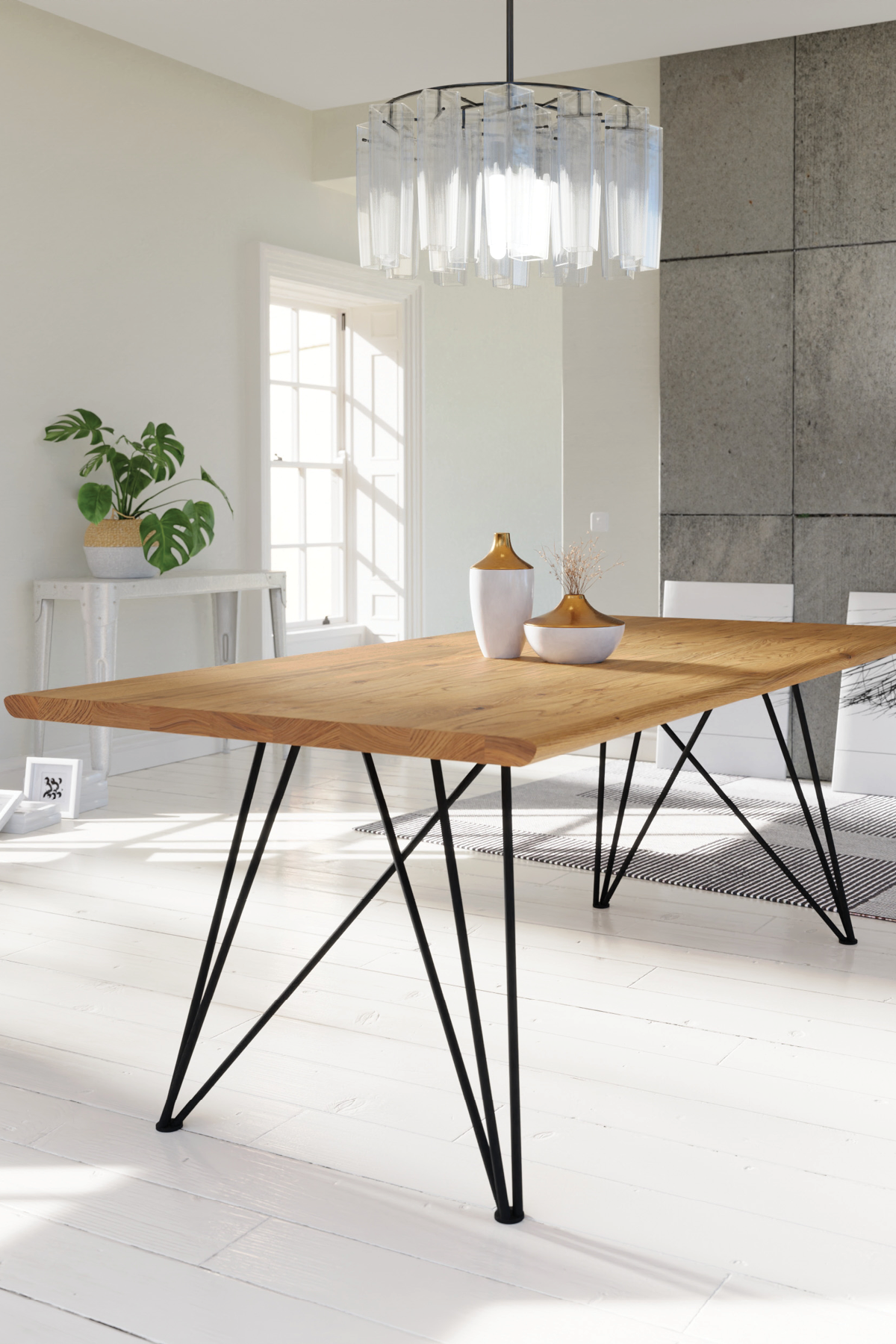 Fargo Dining Table with I Legs