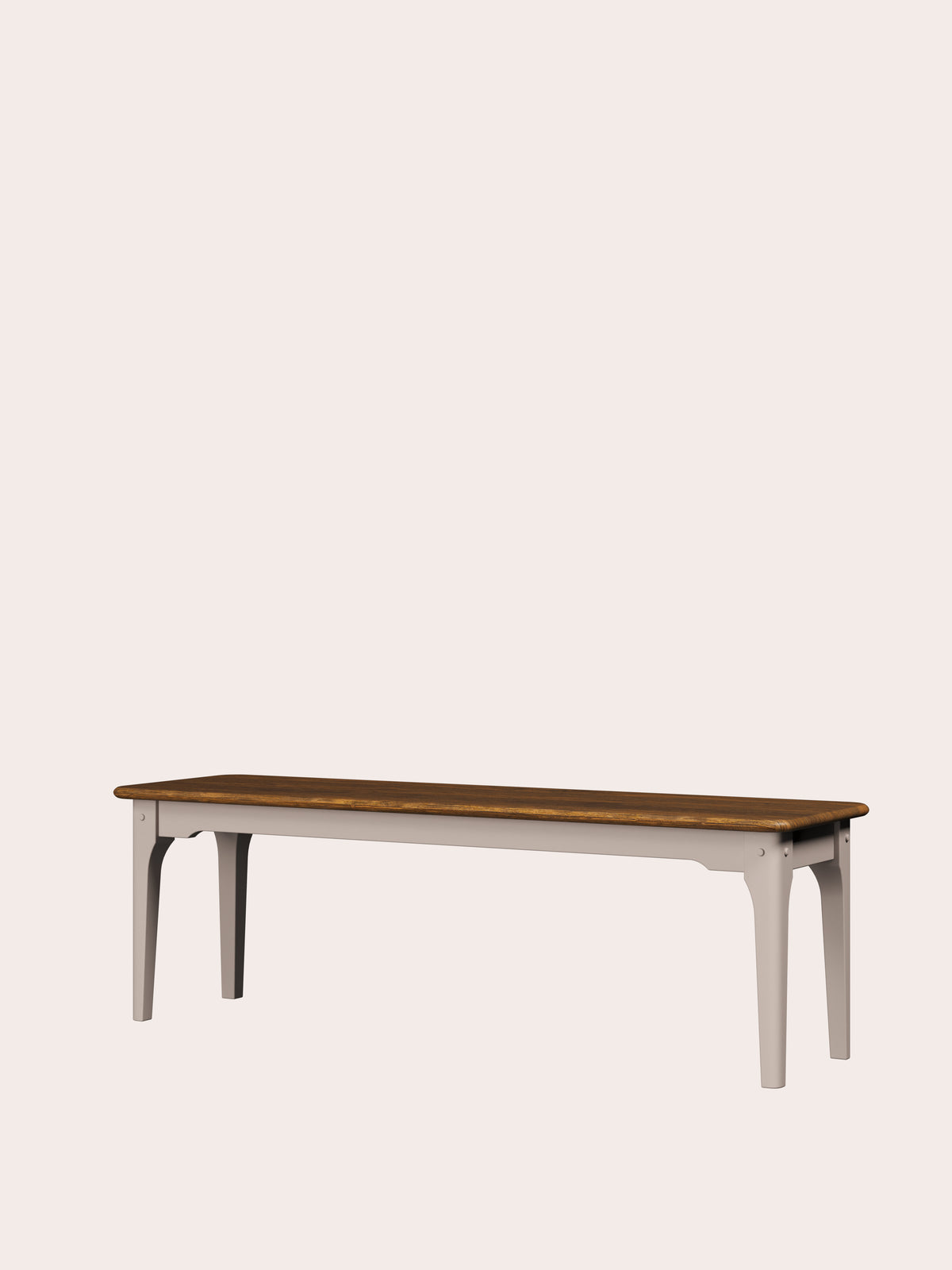 Soft Truffle Dark Chestnut Hapton Dining Bench