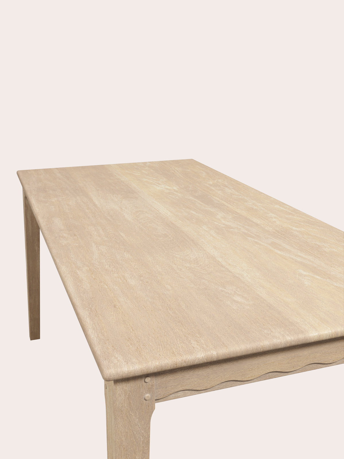 Washed Oak Calford 4-6 Seater Fixed Dining Table