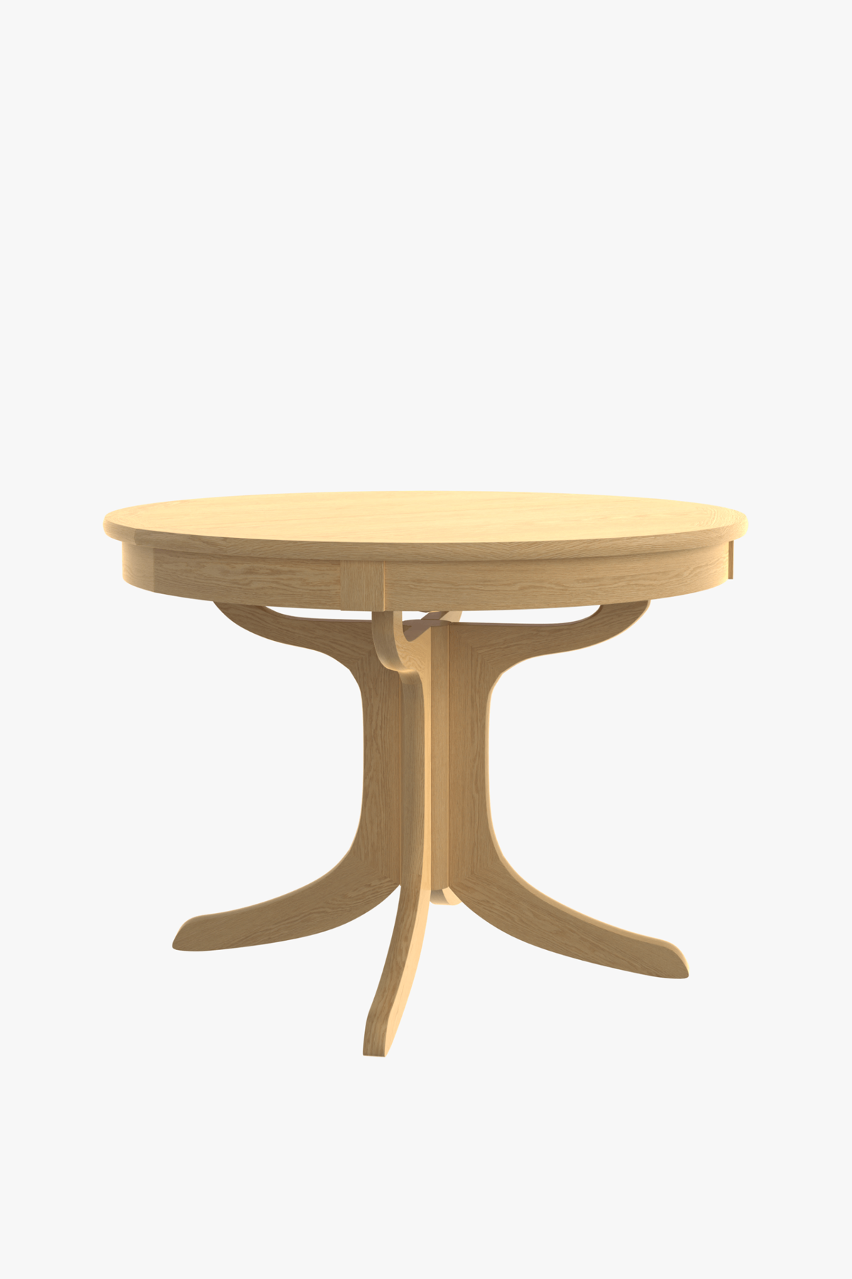 Shadows Round Crown Pedestal Dining Table