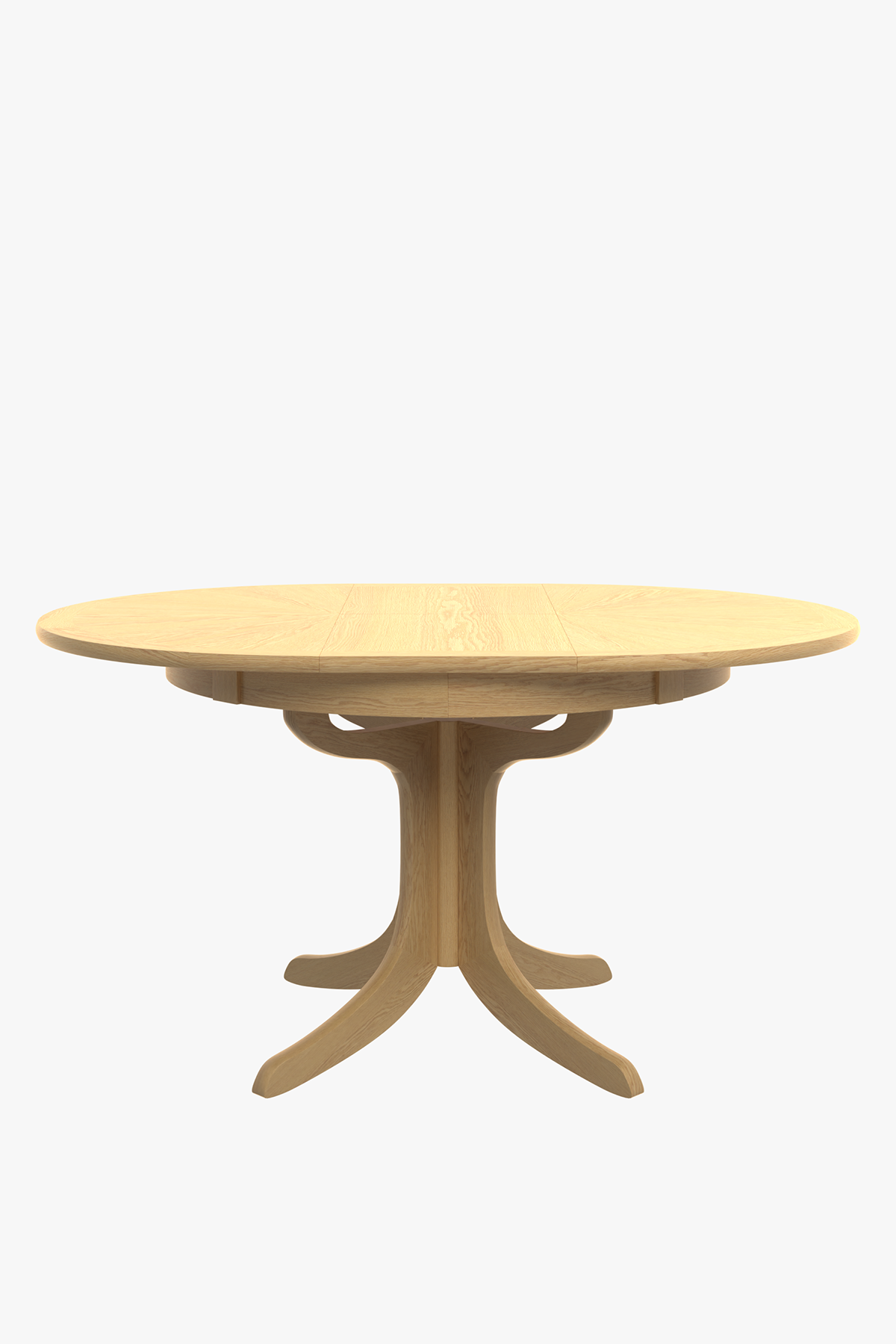 Shadows Round Sunburst Pedestal Dining Table