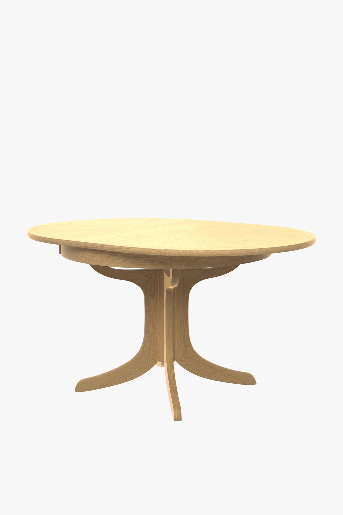 Shadows Round Sunburst Pedestal Dining Table