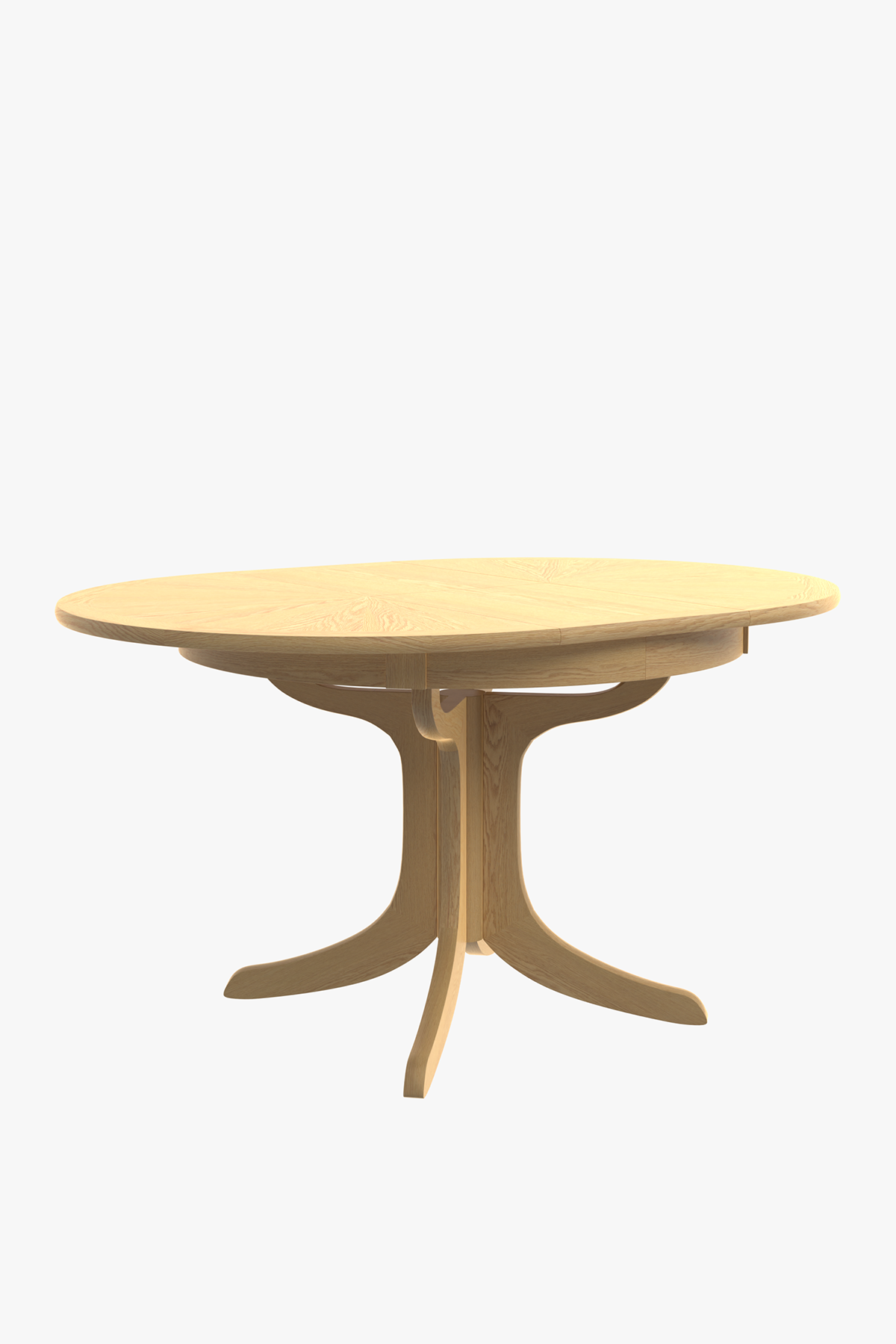 Shadows Round Sunburst Pedestal Dining Table