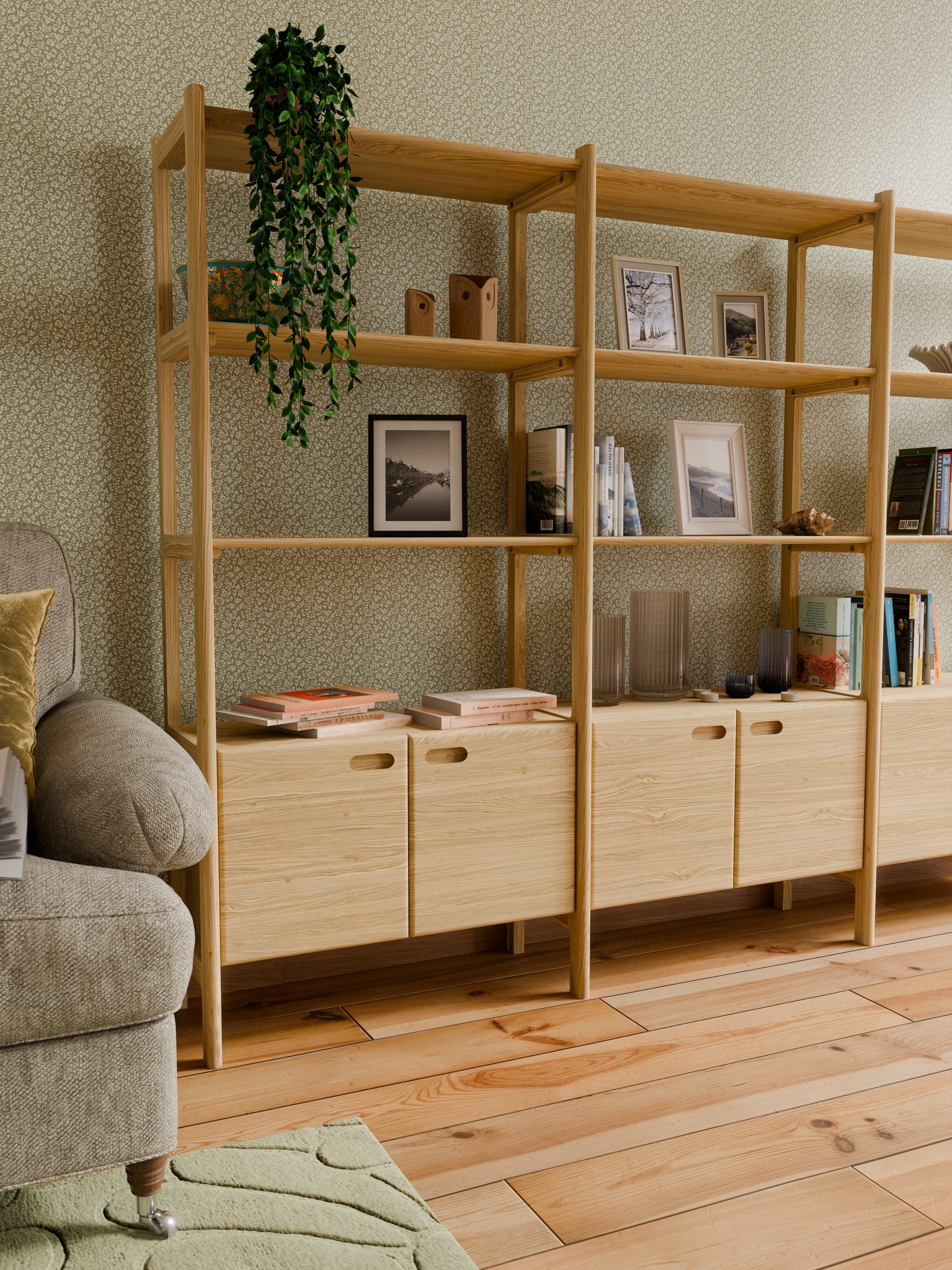 Hazlemere 2 Door Single Bookcase Extension