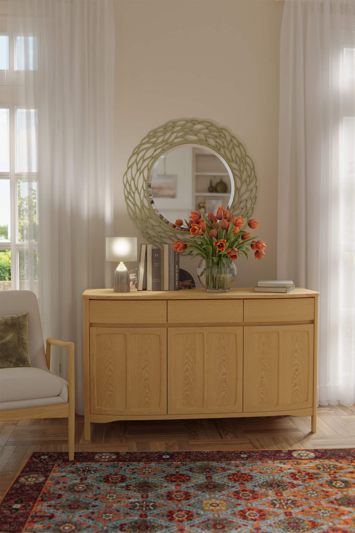 Shadows 3 Door Sideboard