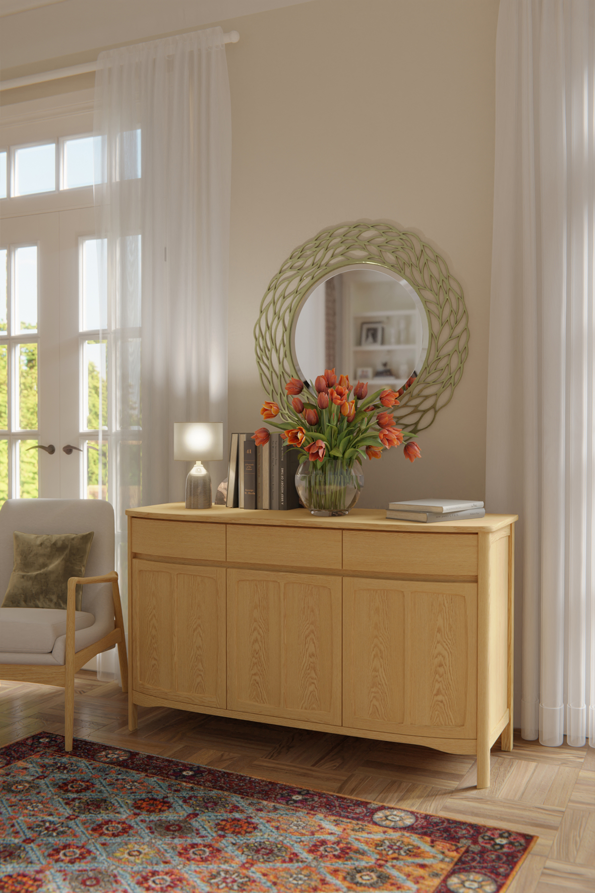 Shadows 3 Door Sideboard