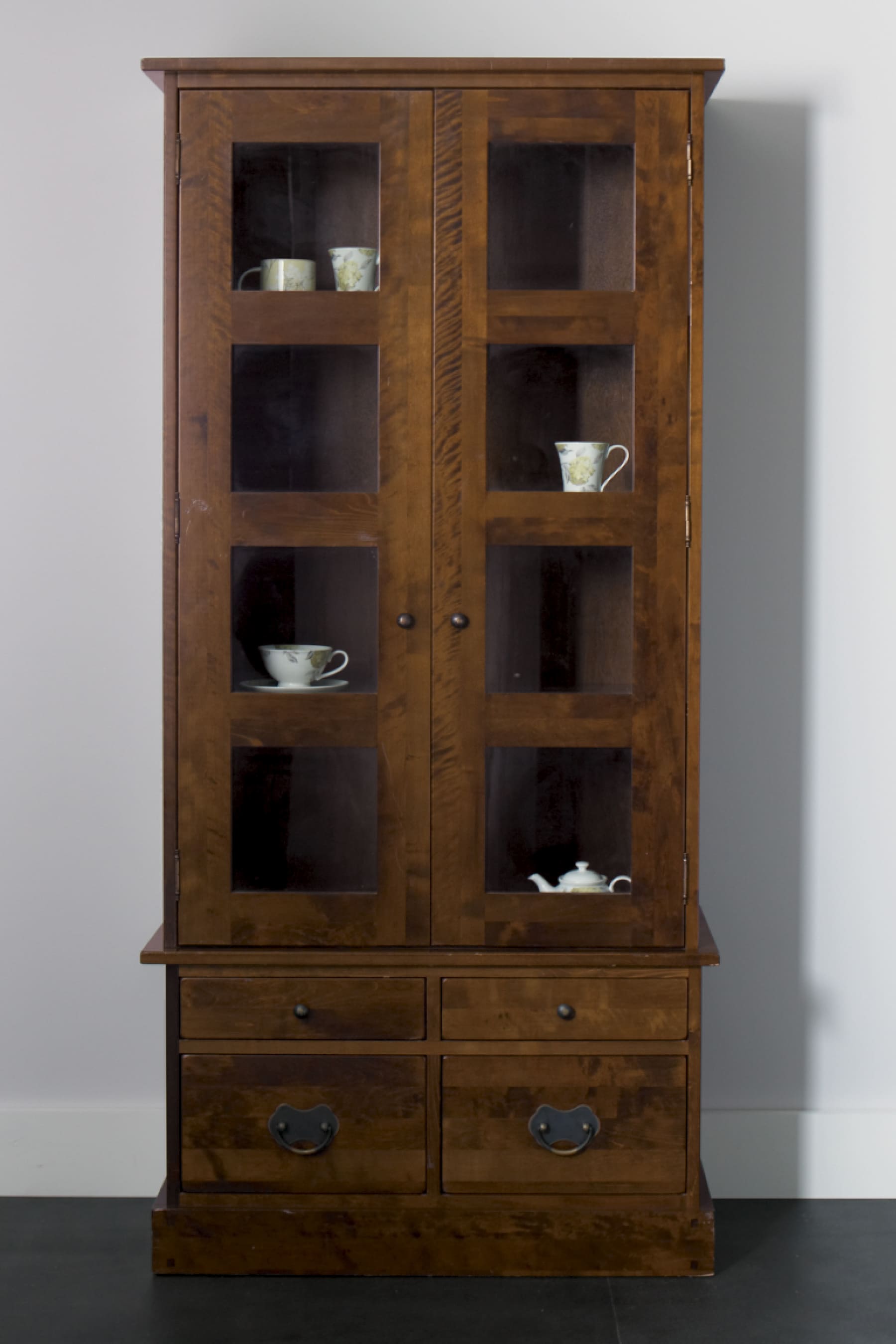 Garrat 2 Door 4 Drawer Display Cabinet