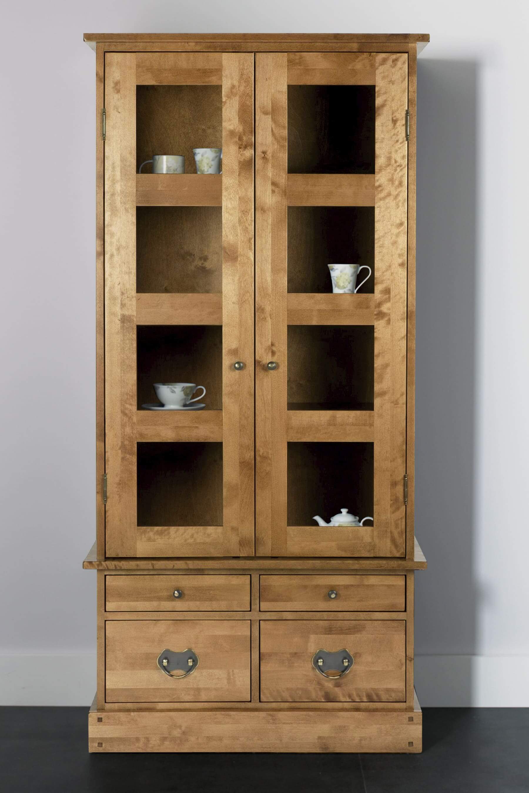 Garrat 2 Door 4 Drawer Display Cabinet