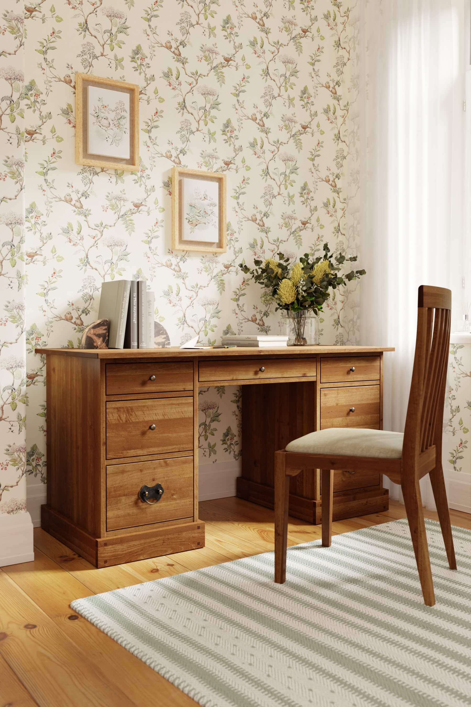 Garrat 7 Drawer Desk