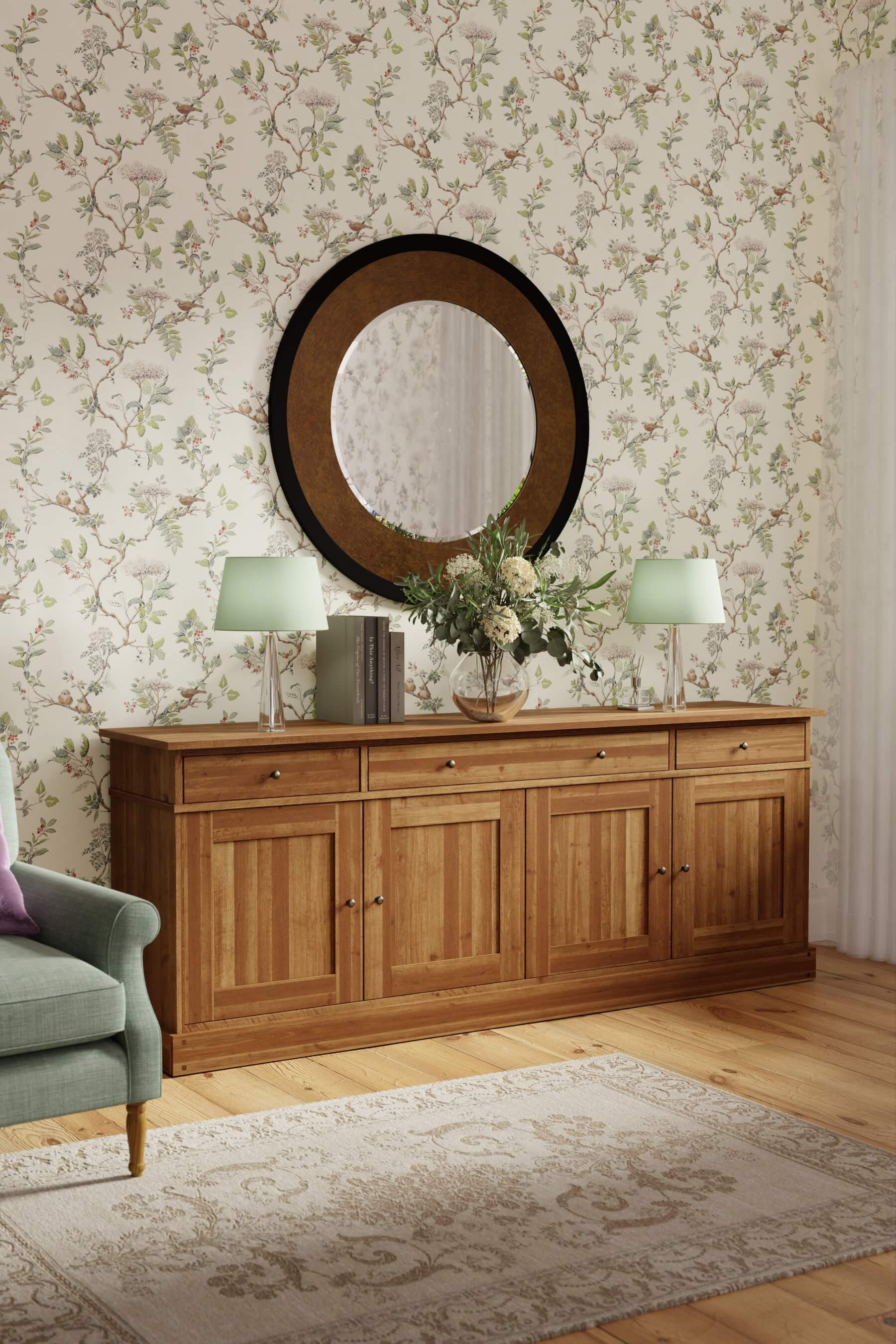 Garrat 4 Door 3 Drawer Sideboard