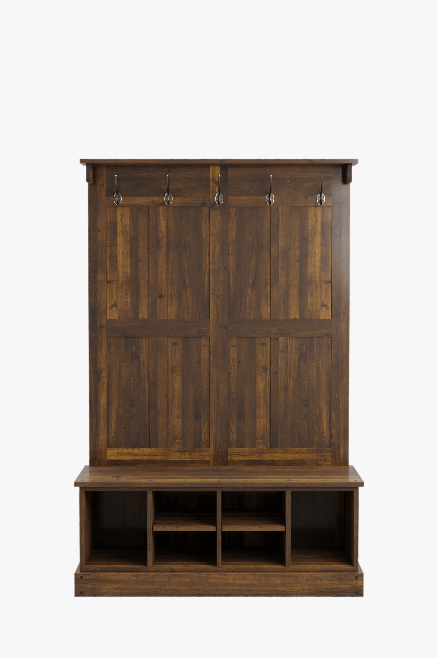 Garrat Tall Bench with a Coat Stand