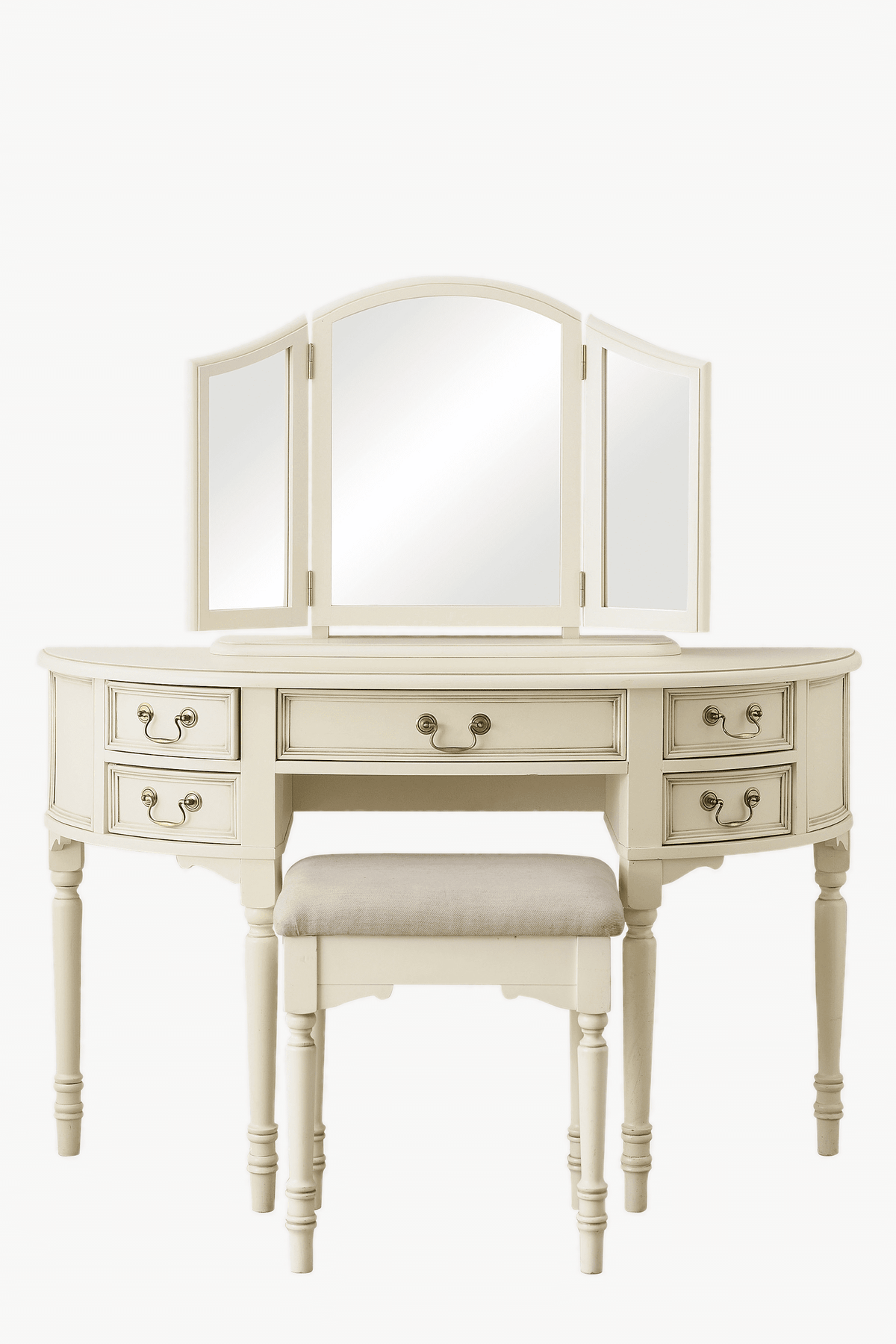 Clifton 5 Drawer Dressing Table & Stool Set