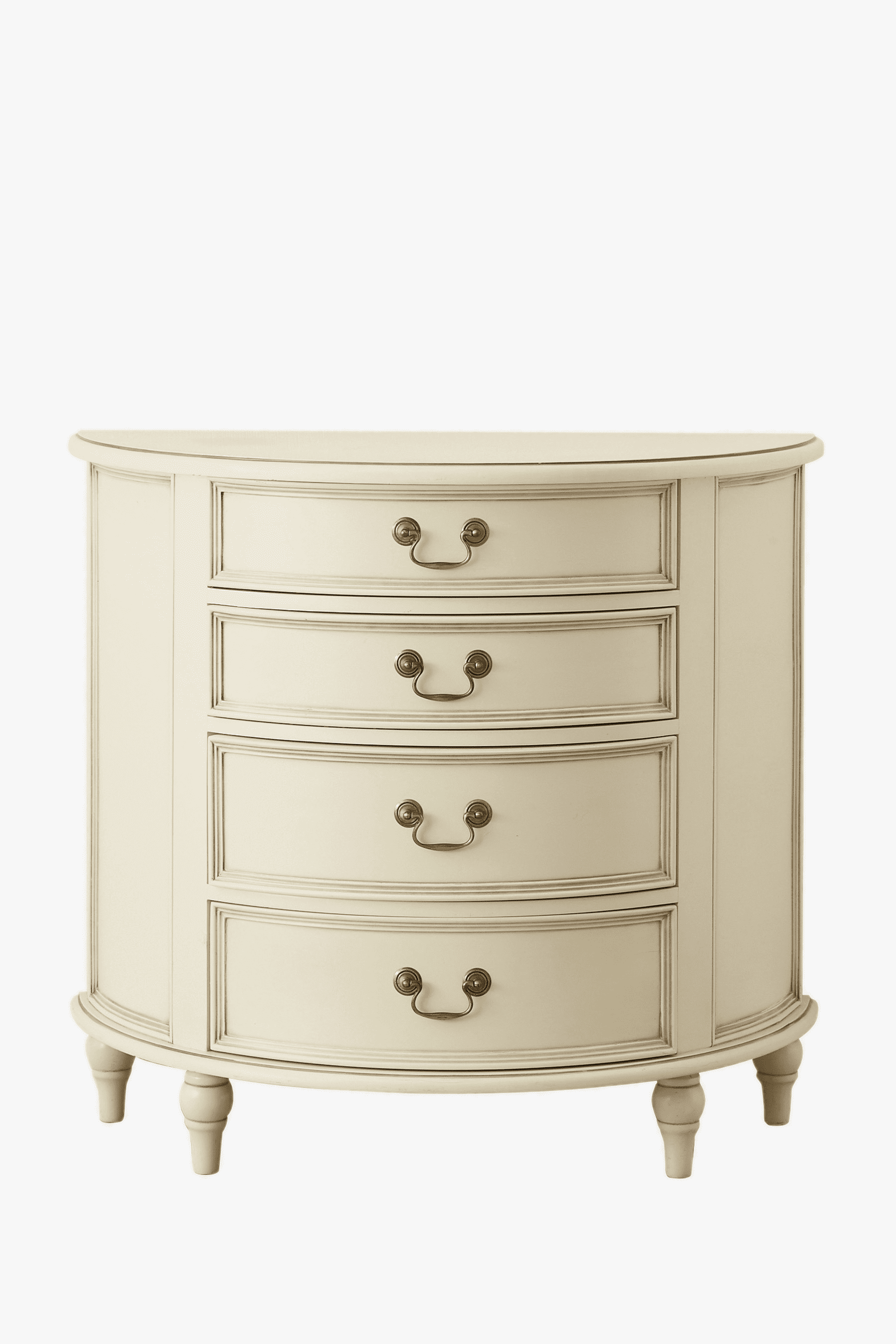 Clifton 4 Drawer Half Moon Chest