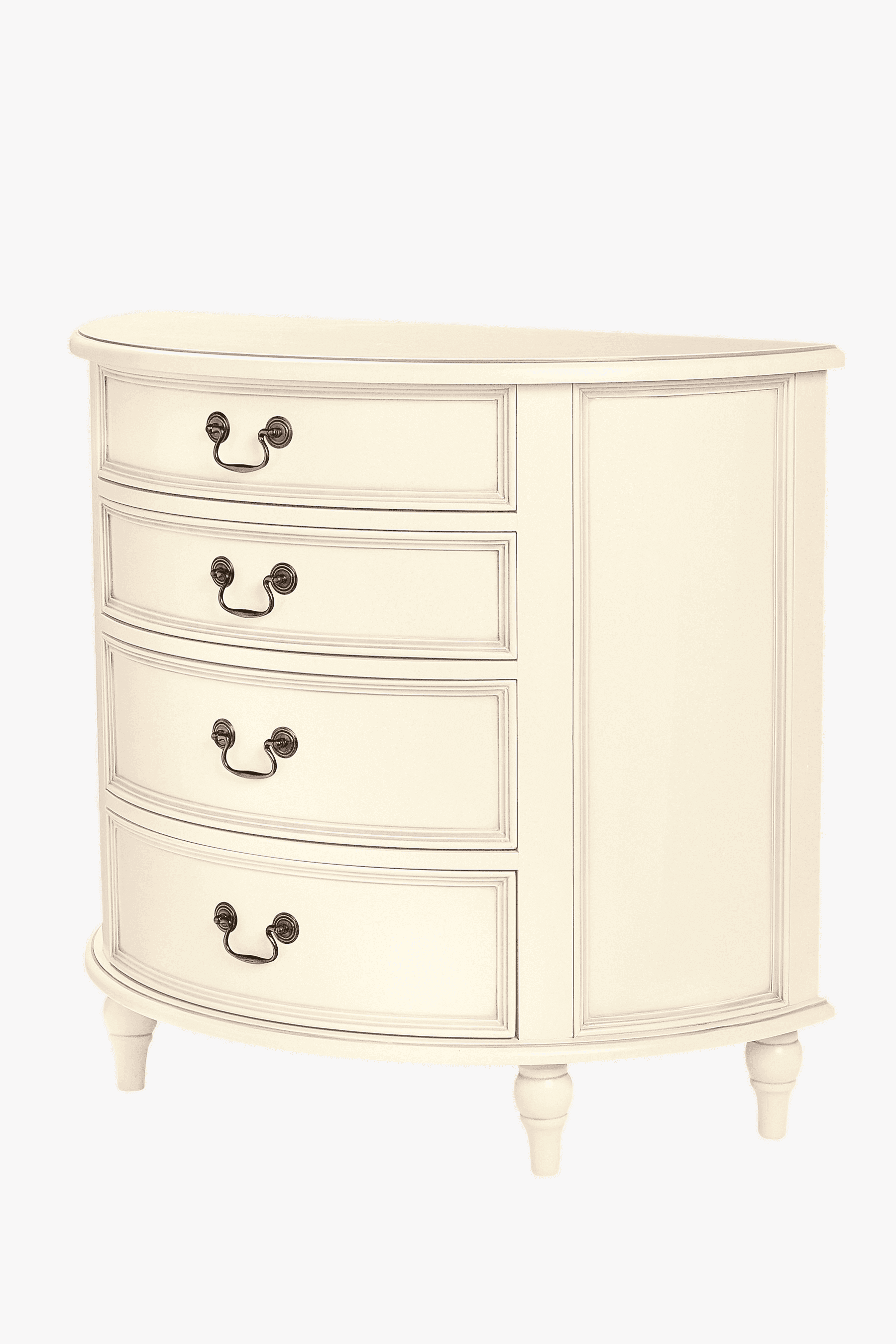 Clifton 4 Drawer Half Moon Chest