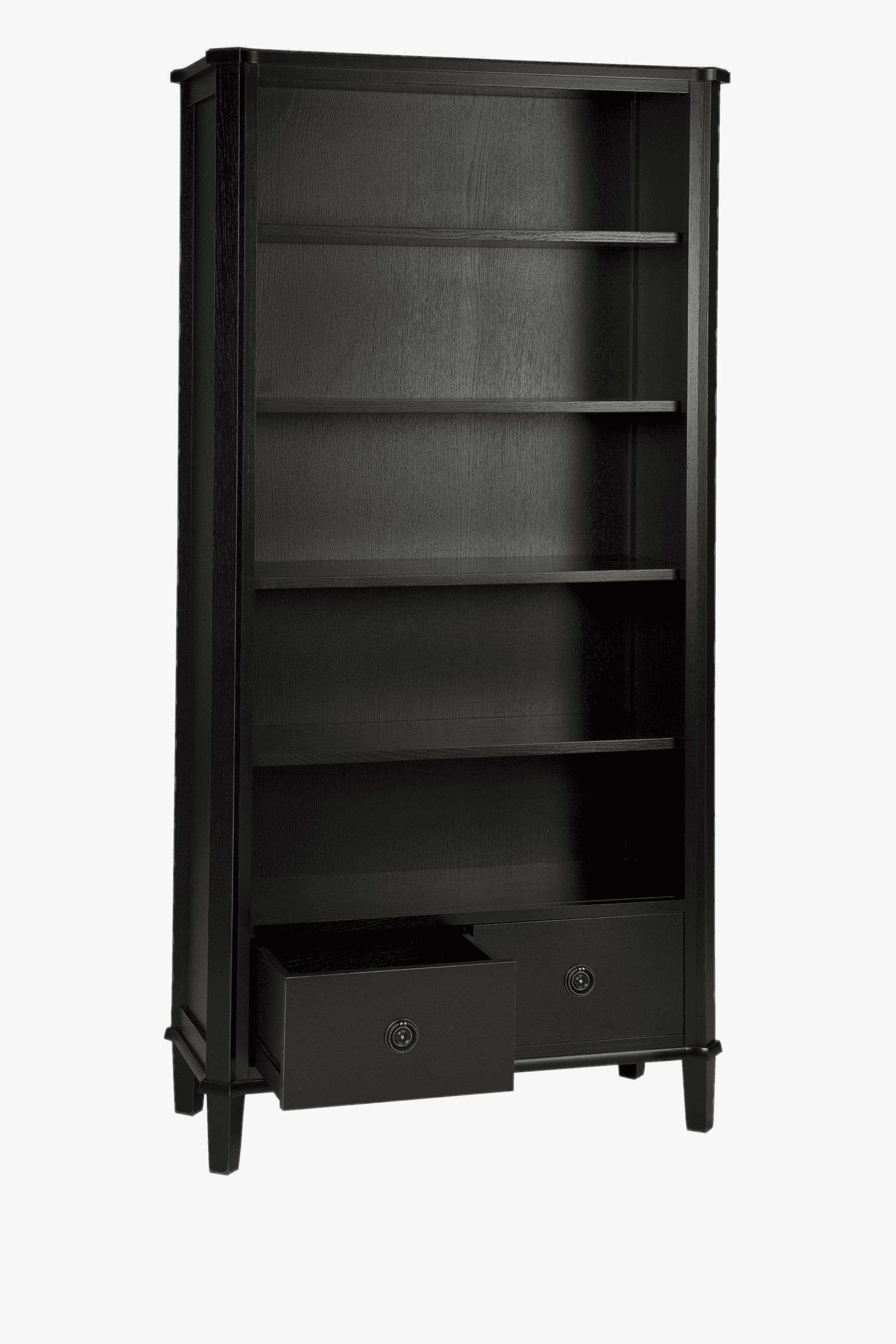 Henshaw 2 Drawer Single Bookcase