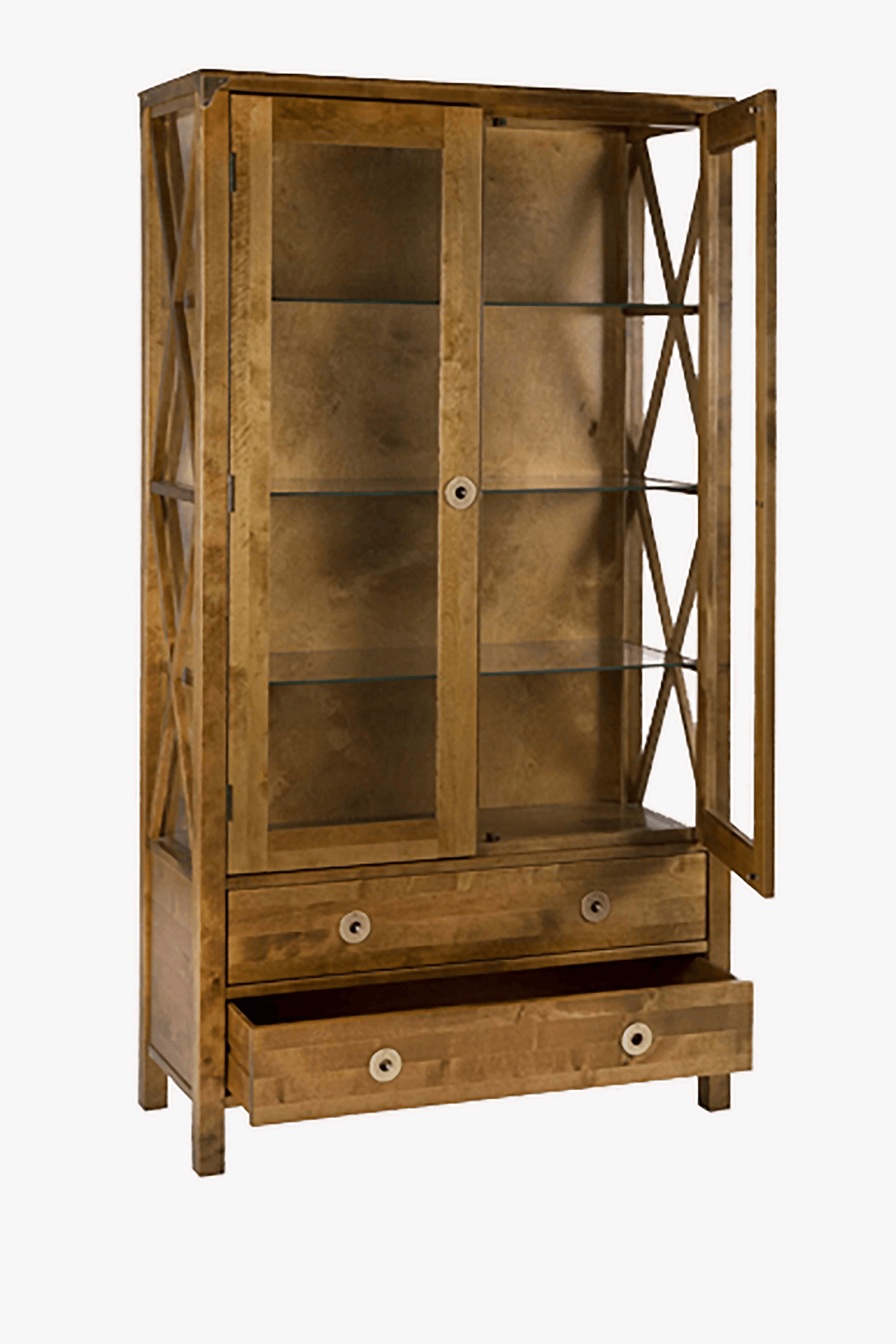 Balmoral 2 Door 2 Drawer Display Cabinet