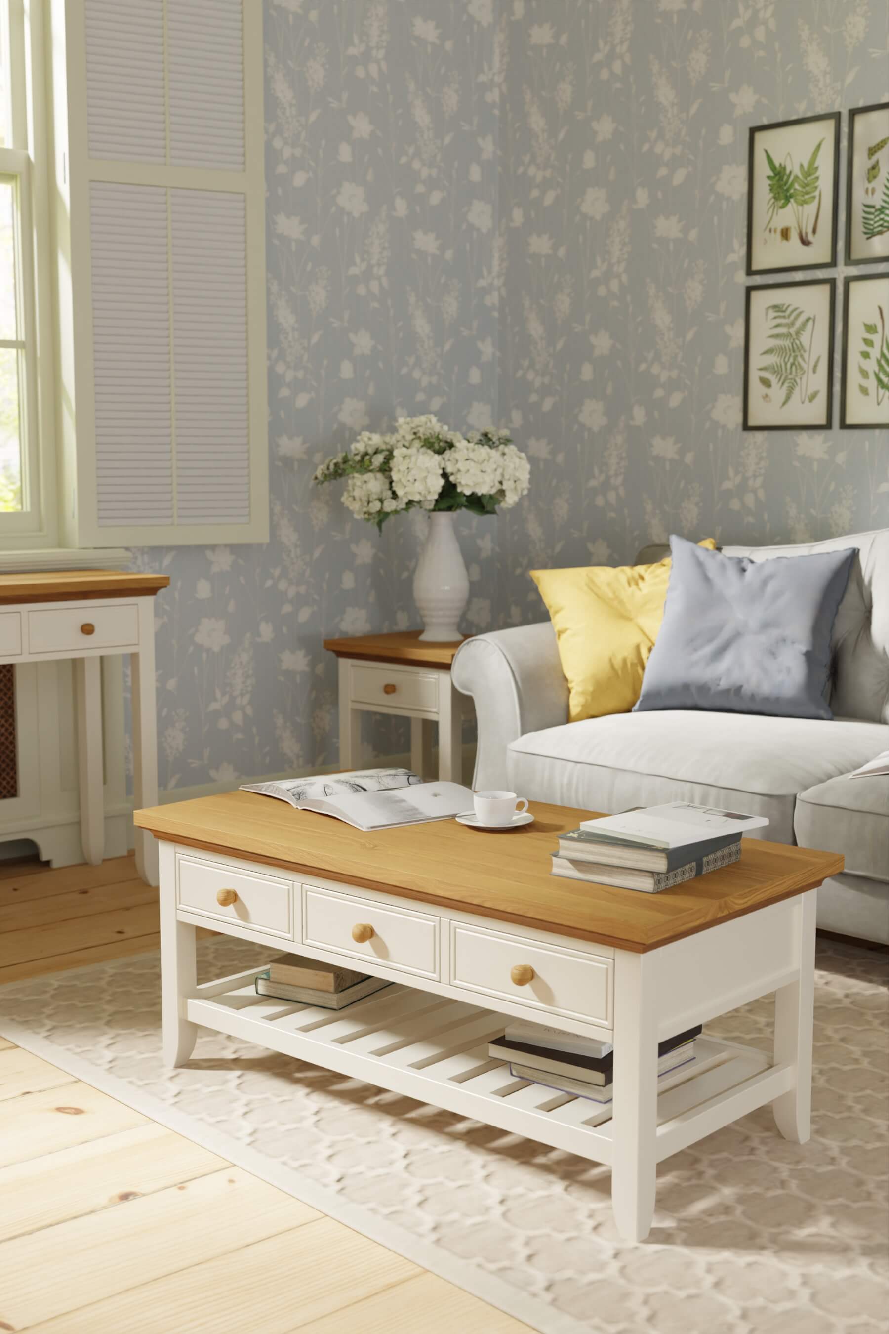 Oakham 3 Drawer Coffee Table