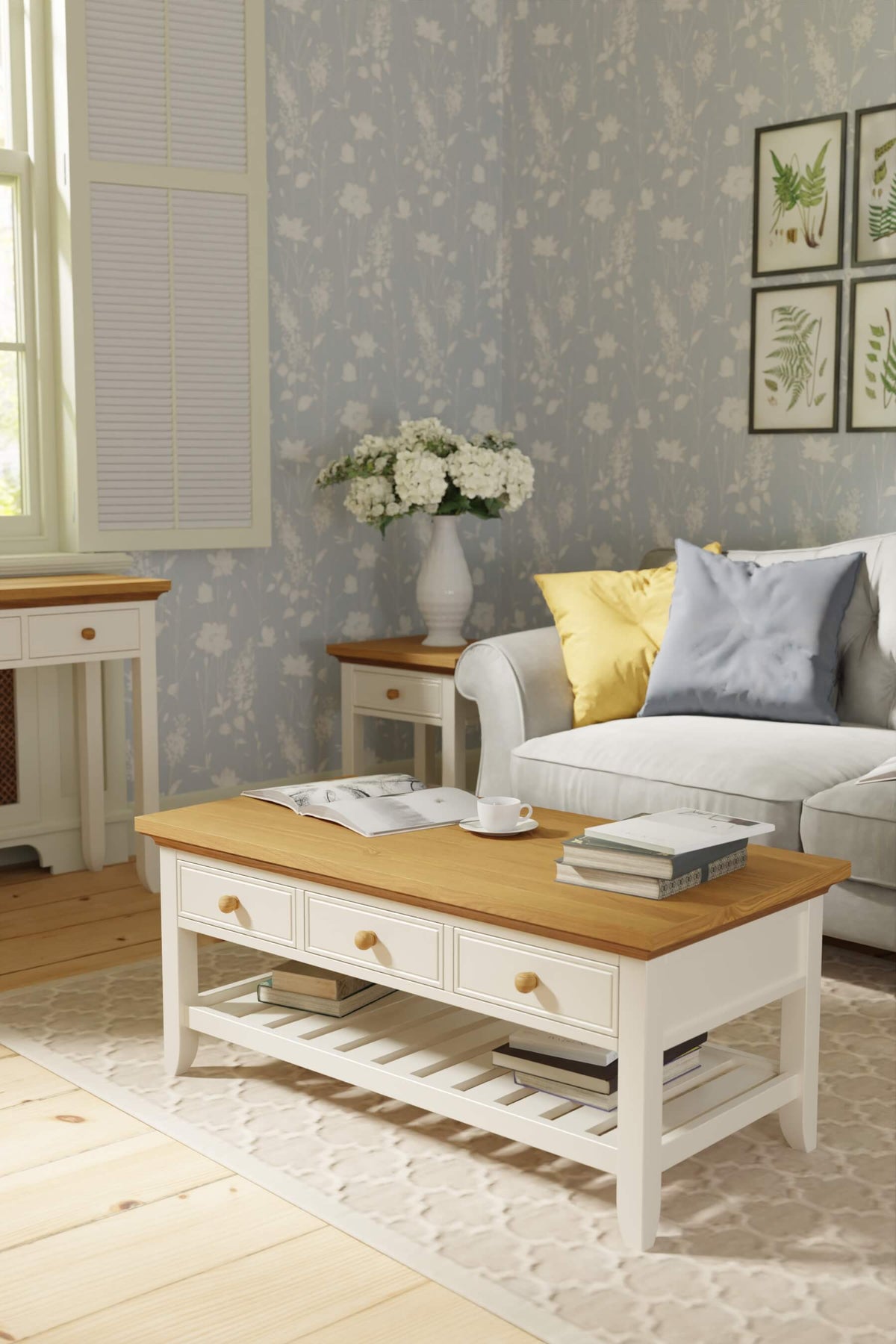 Oakham 3 Drawer Coffee Table