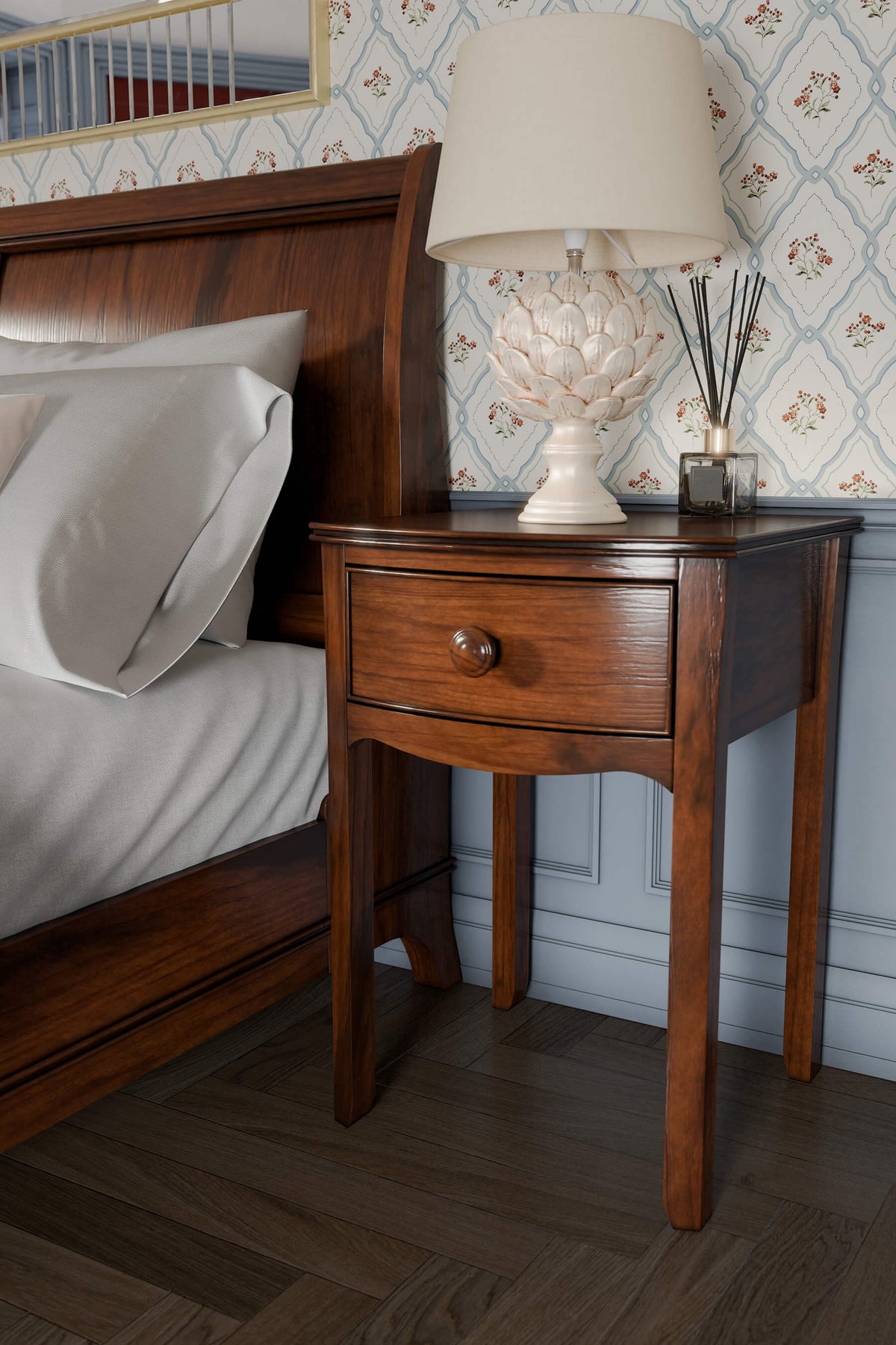 Broughton 1 Drawer Bedside Table