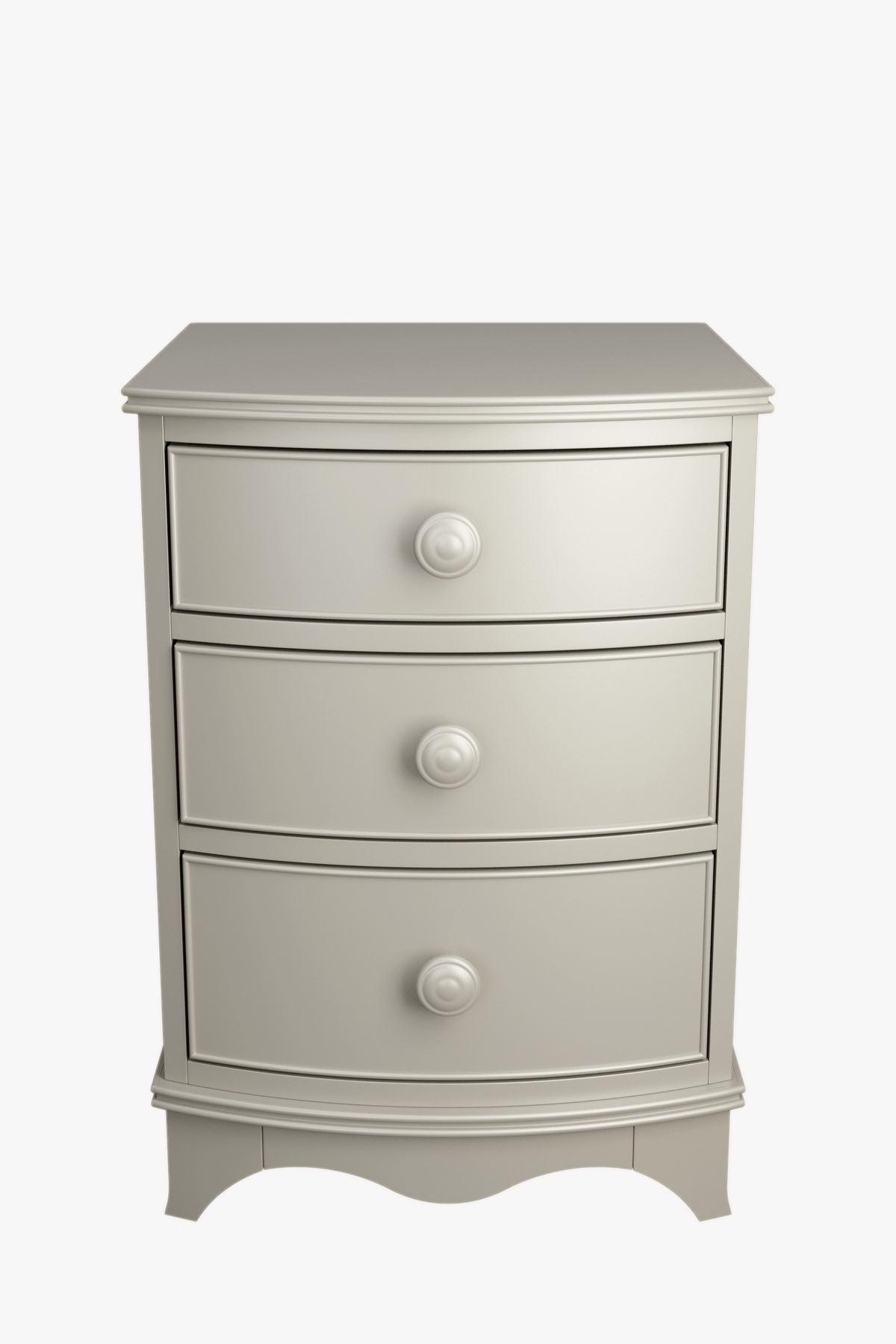 Broughton 3 Drawer Bedside Table
