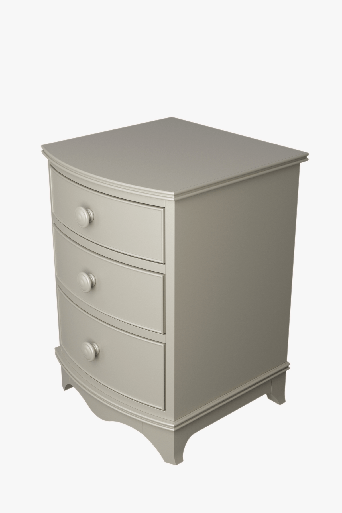 Broughton 3 Drawer Bedside Table