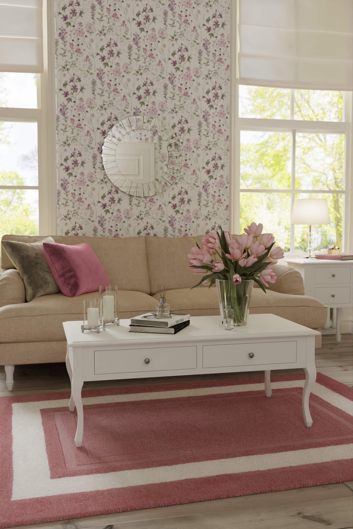 Rosalind 2 Drawer Coffee Table