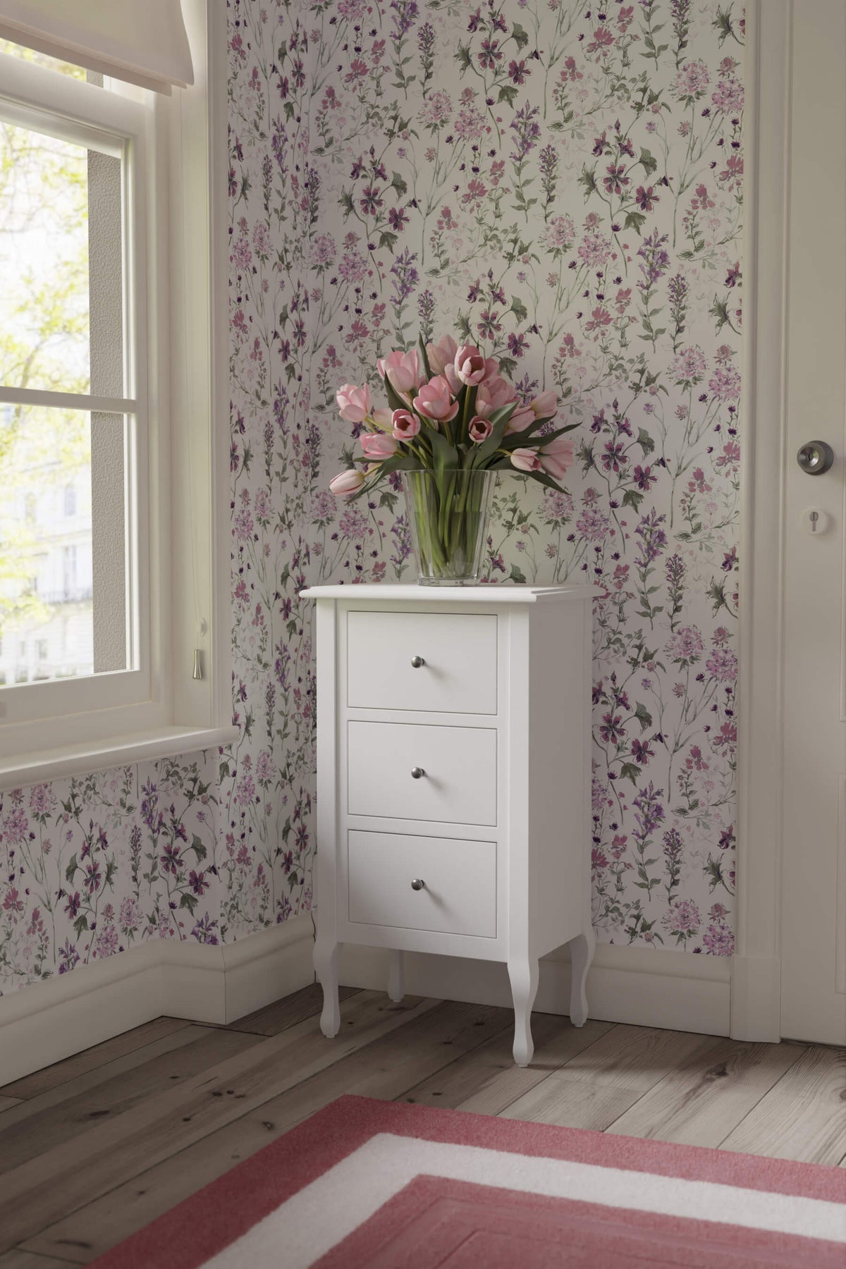 Rosalind 3 Drawer Tall Chest