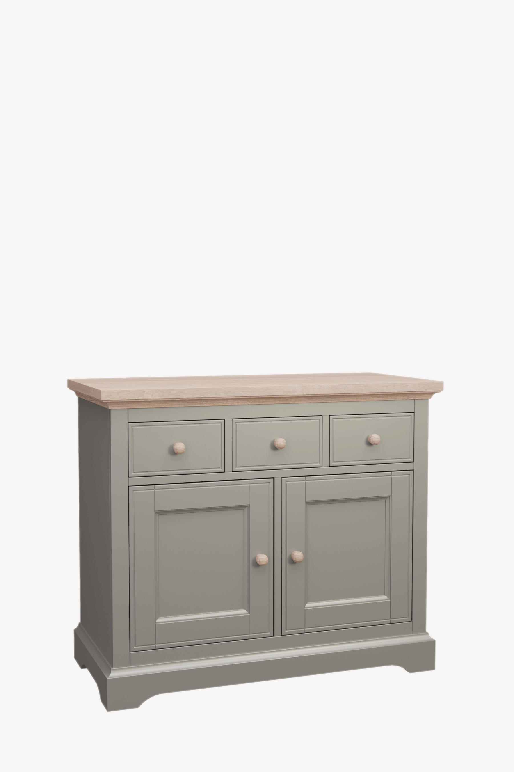 Oakham 2 Door 3 Drawer Sideboard (Grey)