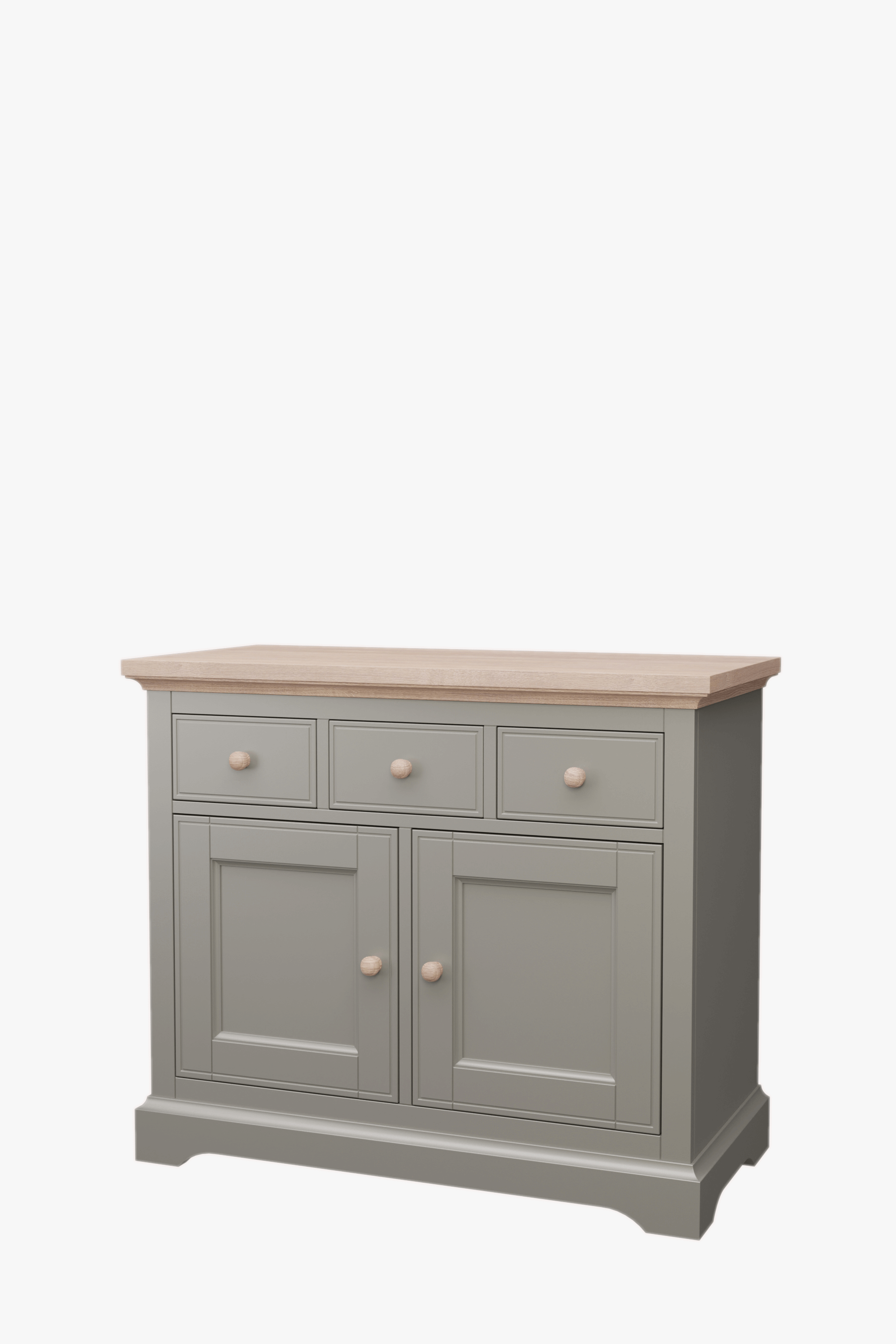 Oakham 2 Door 3 Drawer Sideboard (Grey)