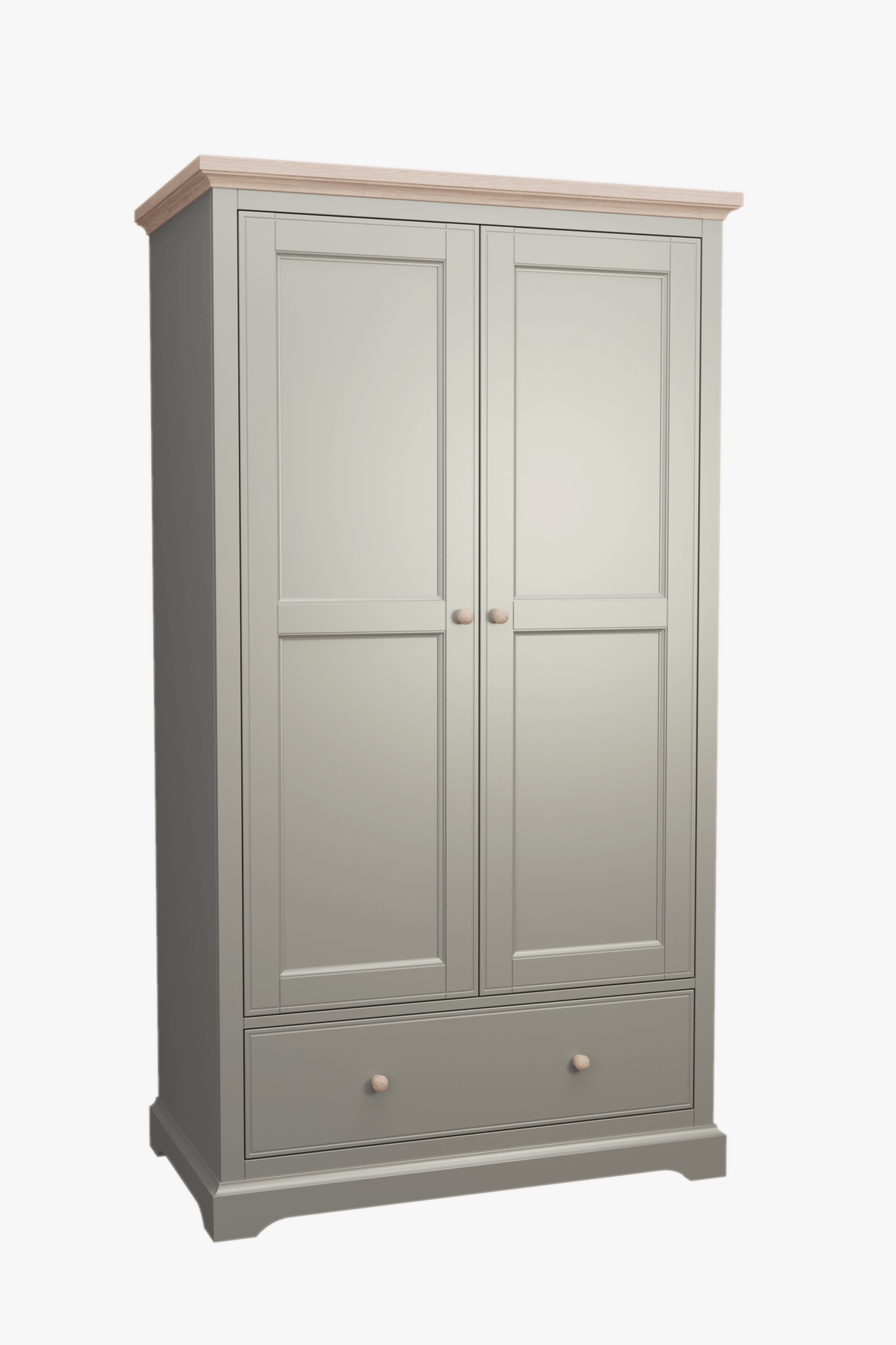 Oakham 2 Door 1 Drawer Wardrobe