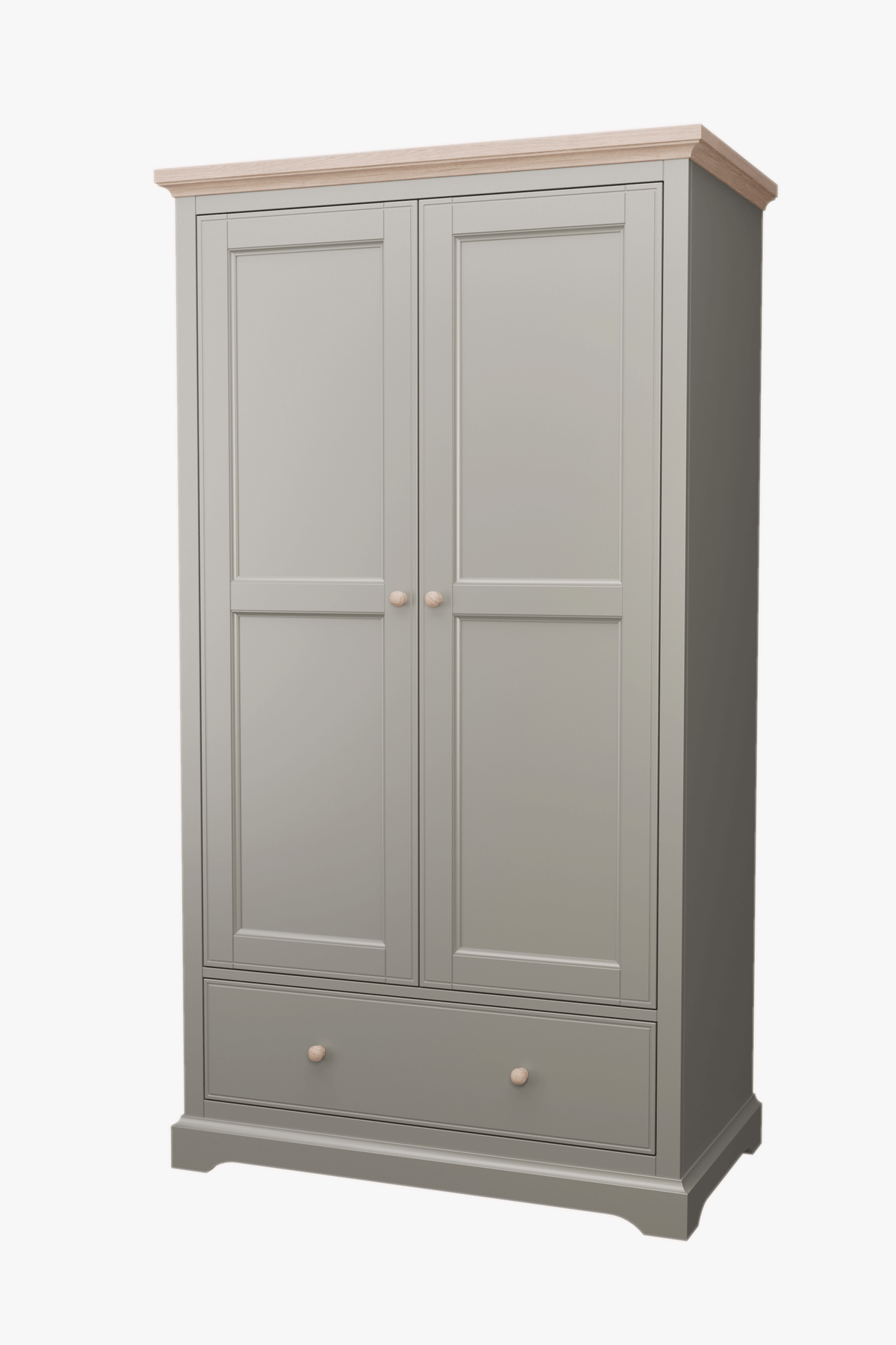 Oakham 2 Door 1 Drawer Wardrobe